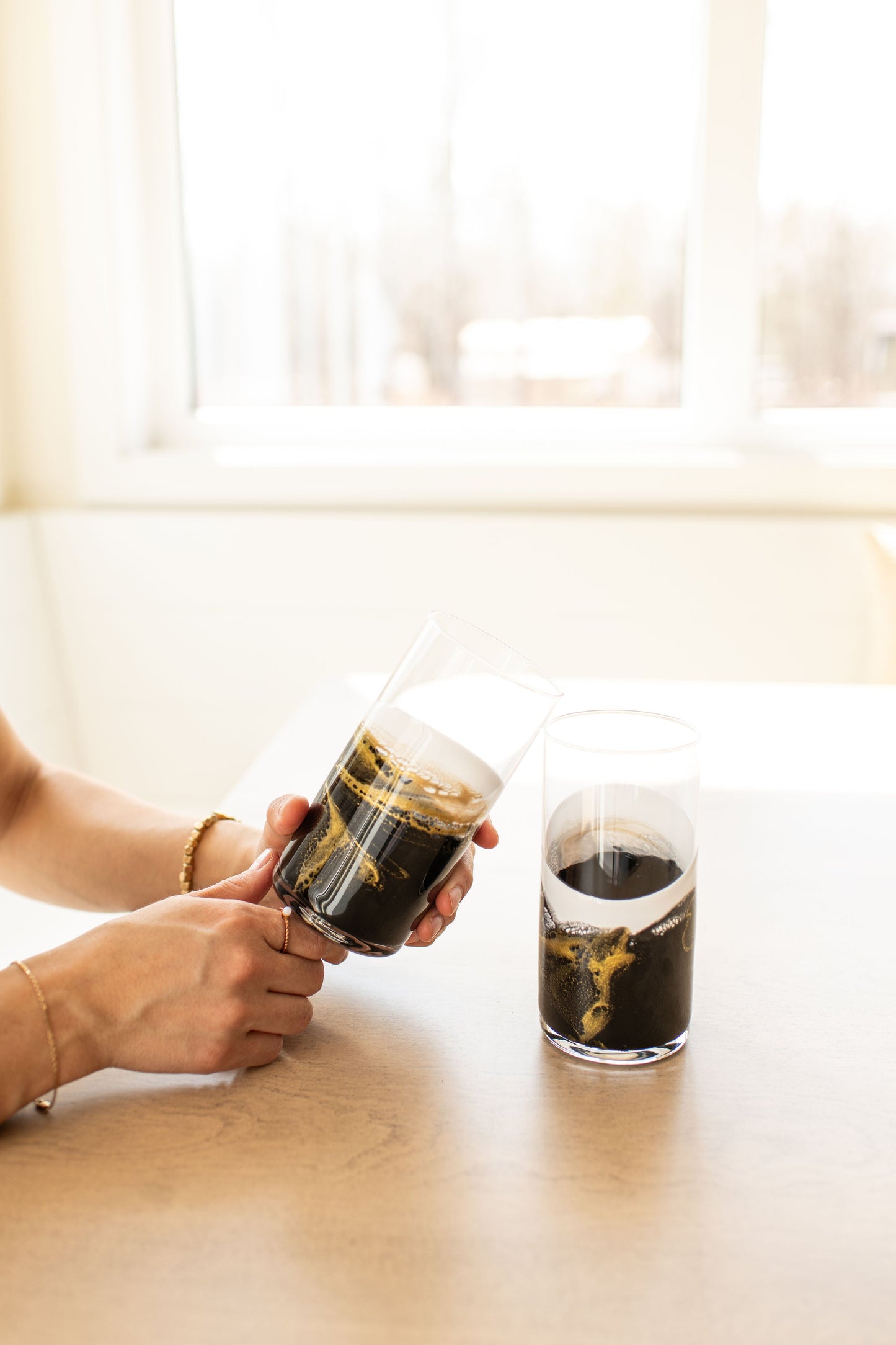NEW!!! Resin Accented Highball Glasses - AVAILABLE TO SHIP JUNE 30