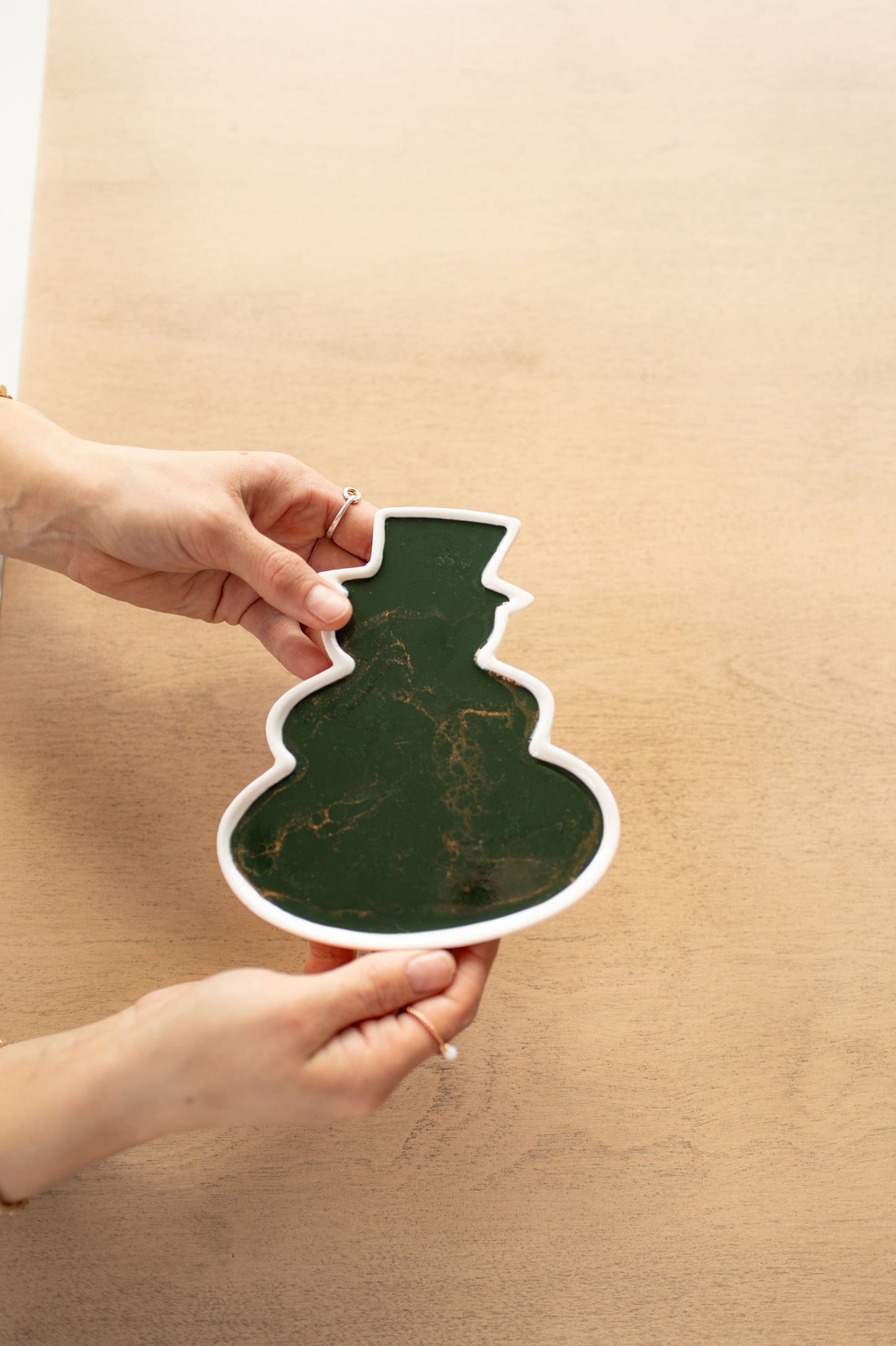 NEW!!! Snowman Charcuterie Board and Ceramic Tray
