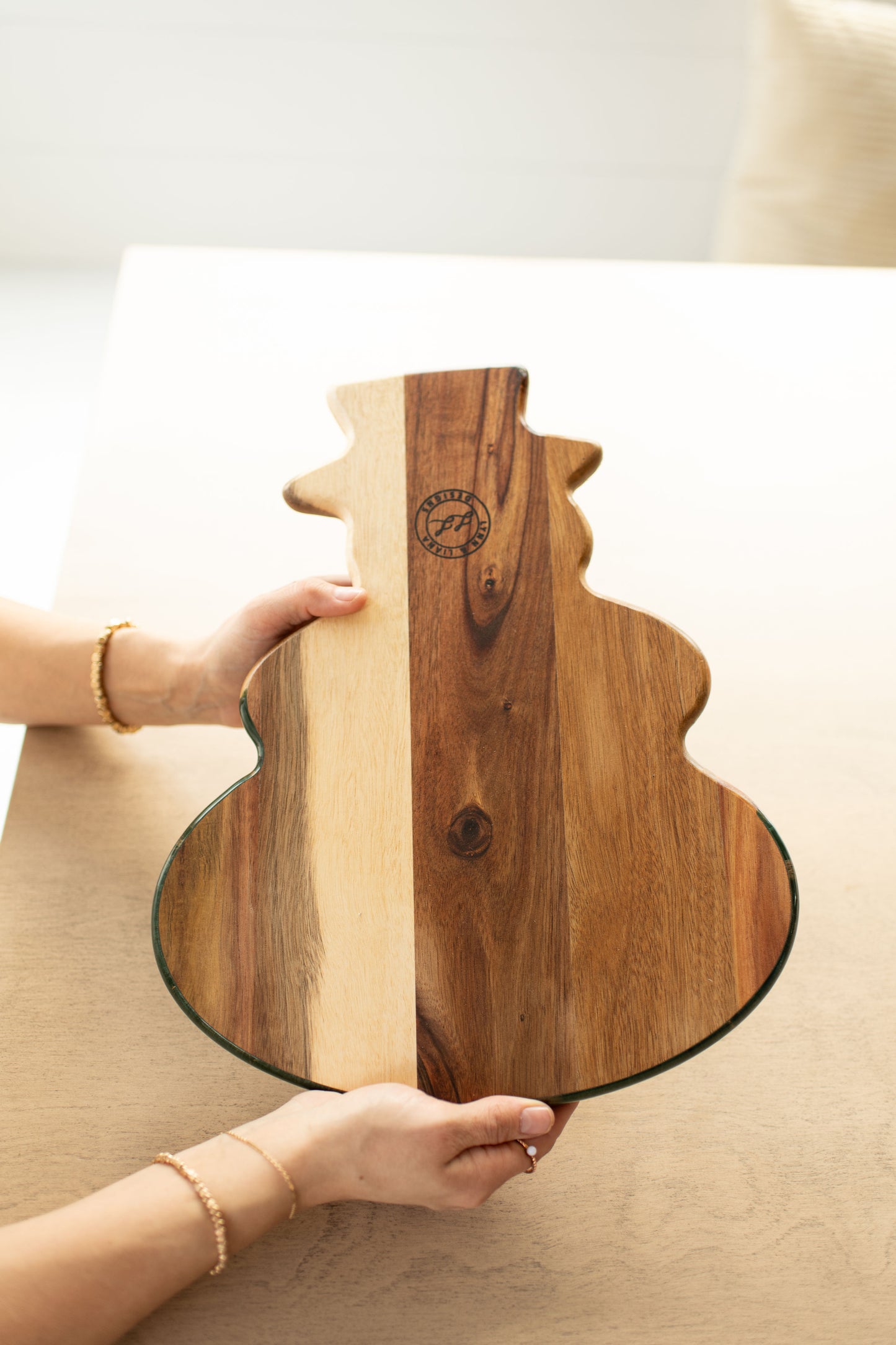 NEW!!! Snowman Charcuterie Board and Ceramic Tray