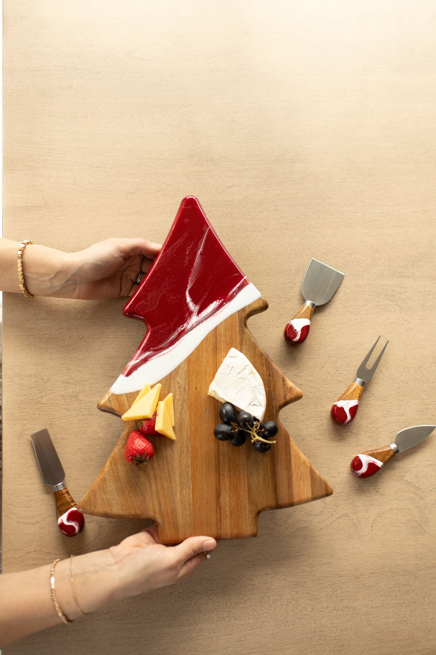 NEW!!! Christmas Tree Charcuterie Board and Ceramic Tray