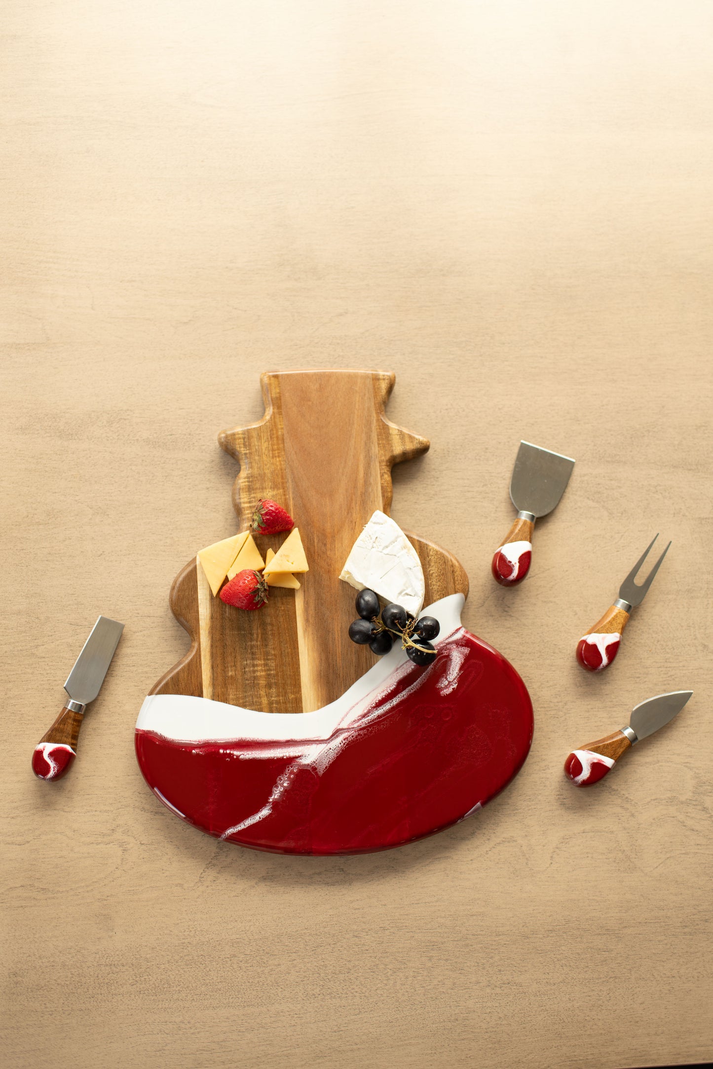 NEW!!! Snowman Charcuterie Board and Ceramic Tray