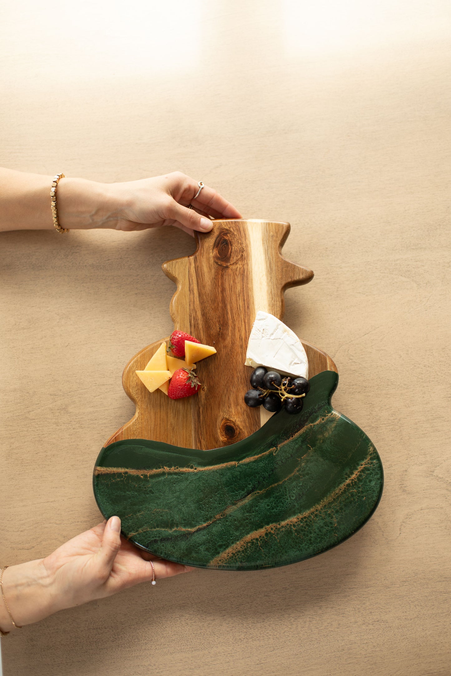 NEW!!! Snowman Charcuterie Board and Ceramic Tray
