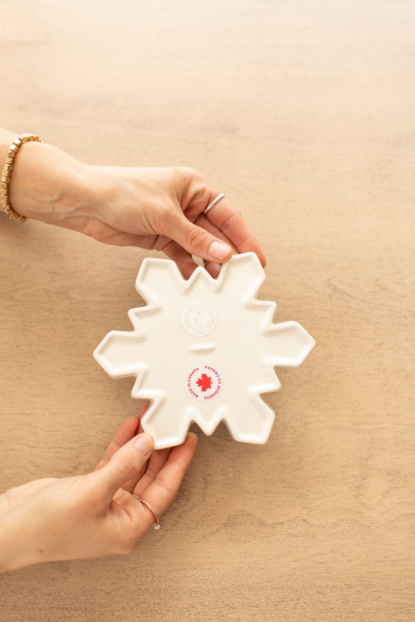 NEW!!! Snowflake Charcuterie Board and Ceramic Tray
