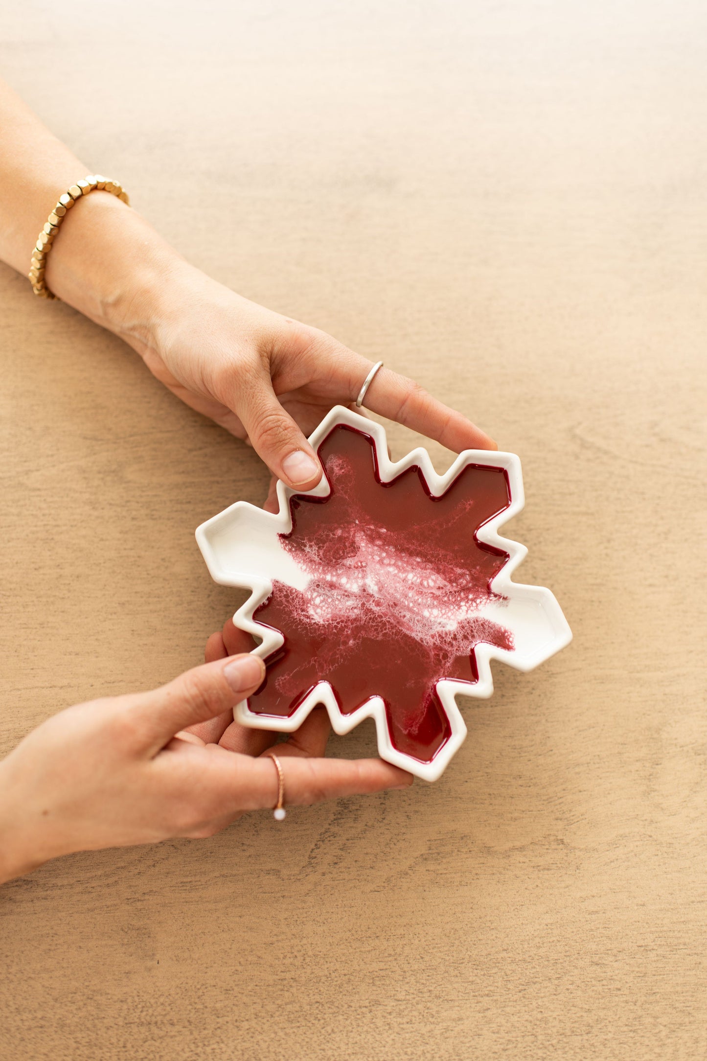 NEW!!! Snowflake Charcuterie Board and Ceramic Tray