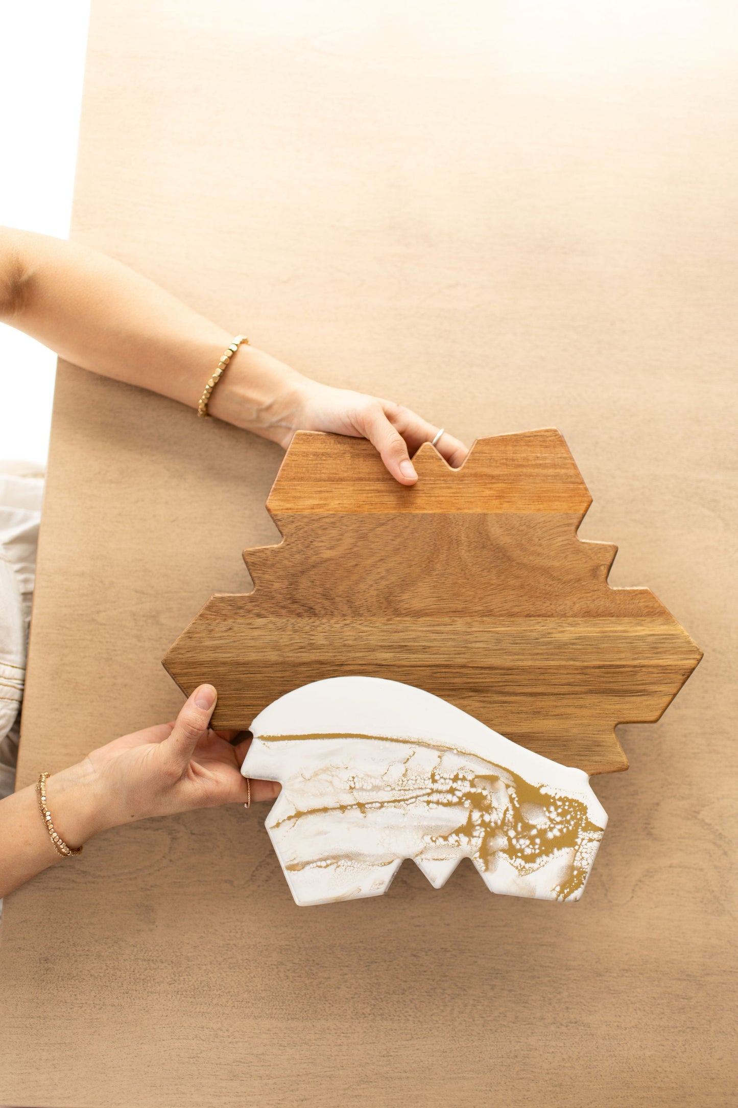 NEW!!! Snowflake Charcuterie Board and Ceramic Tray