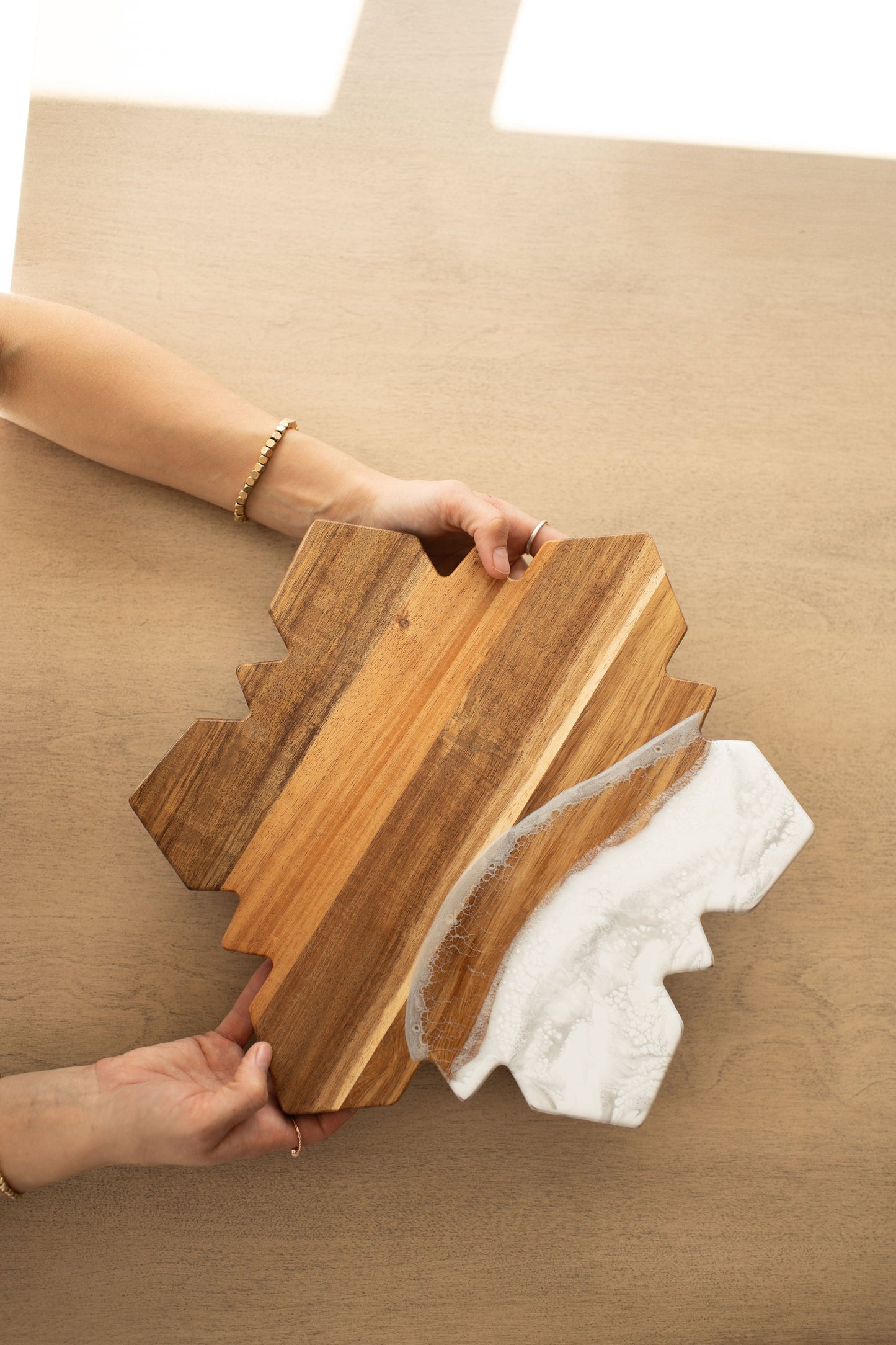 NEW!!! Snowflake Charcuterie Board and Ceramic Tray
