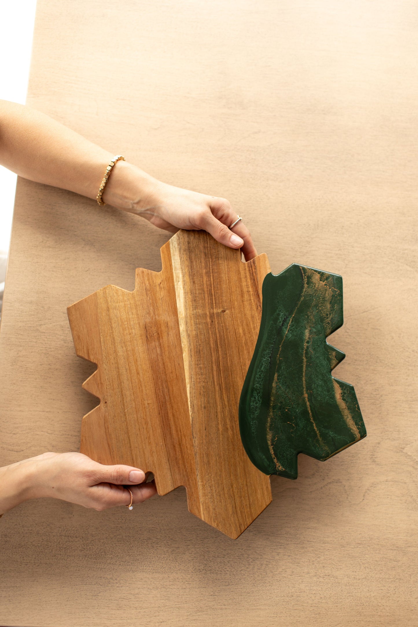 NEW!!! Snowflake Charcuterie Board and Ceramic Tray