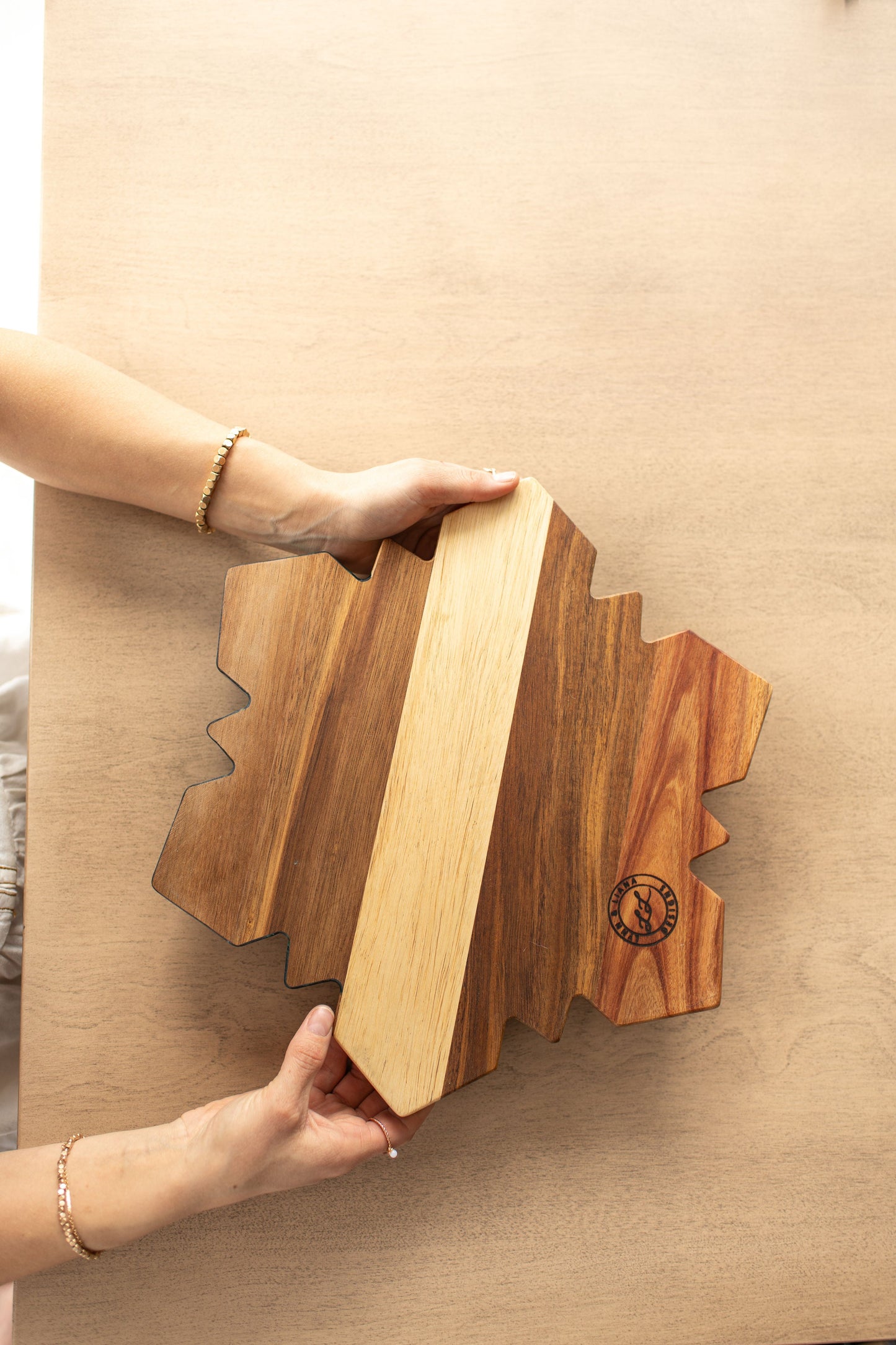 NEW!!! Snowflake Charcuterie Board and Ceramic Tray