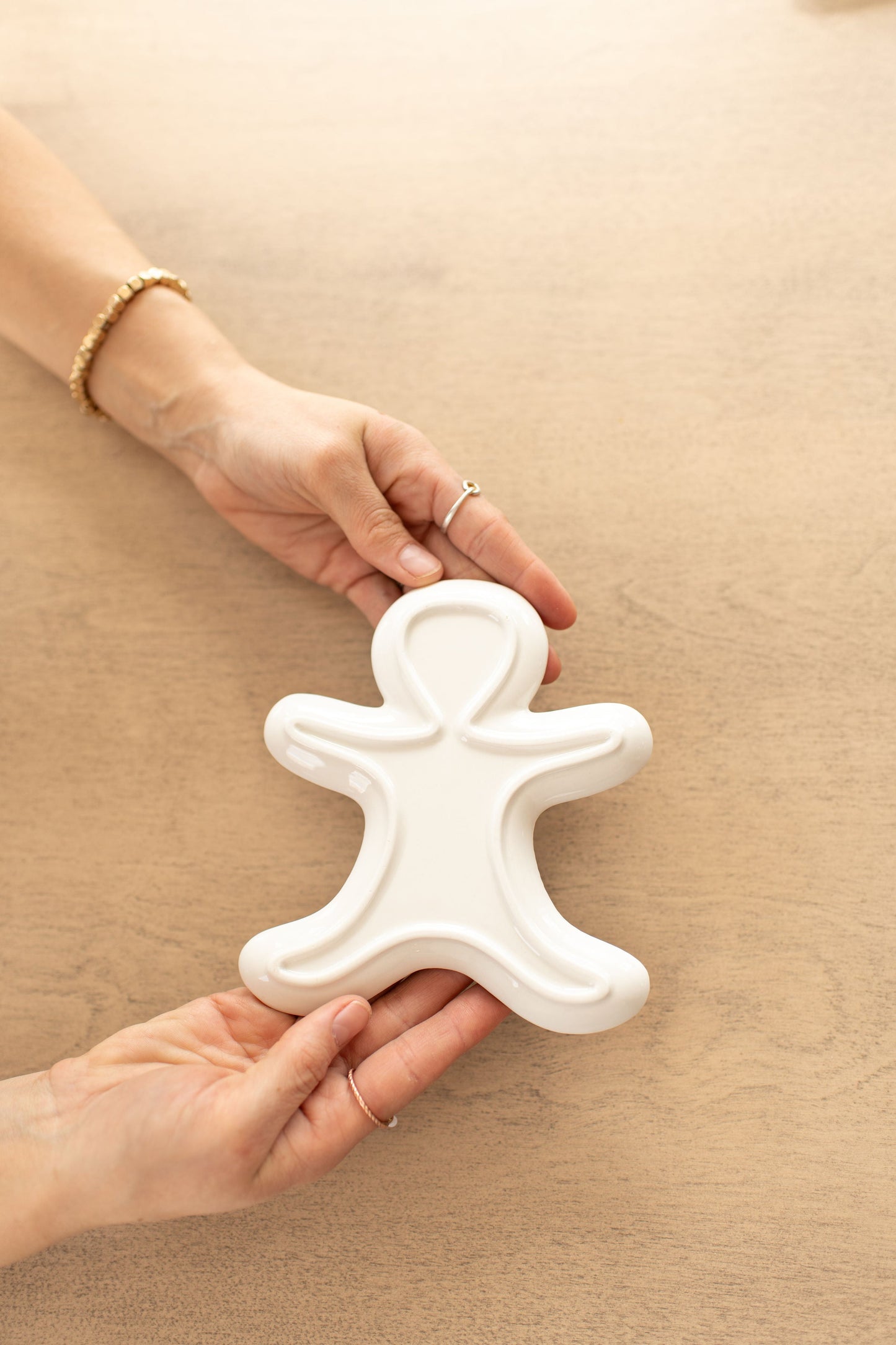 NEW!!! Gingerbread Man Charcuterie Board and Ceramic Tray