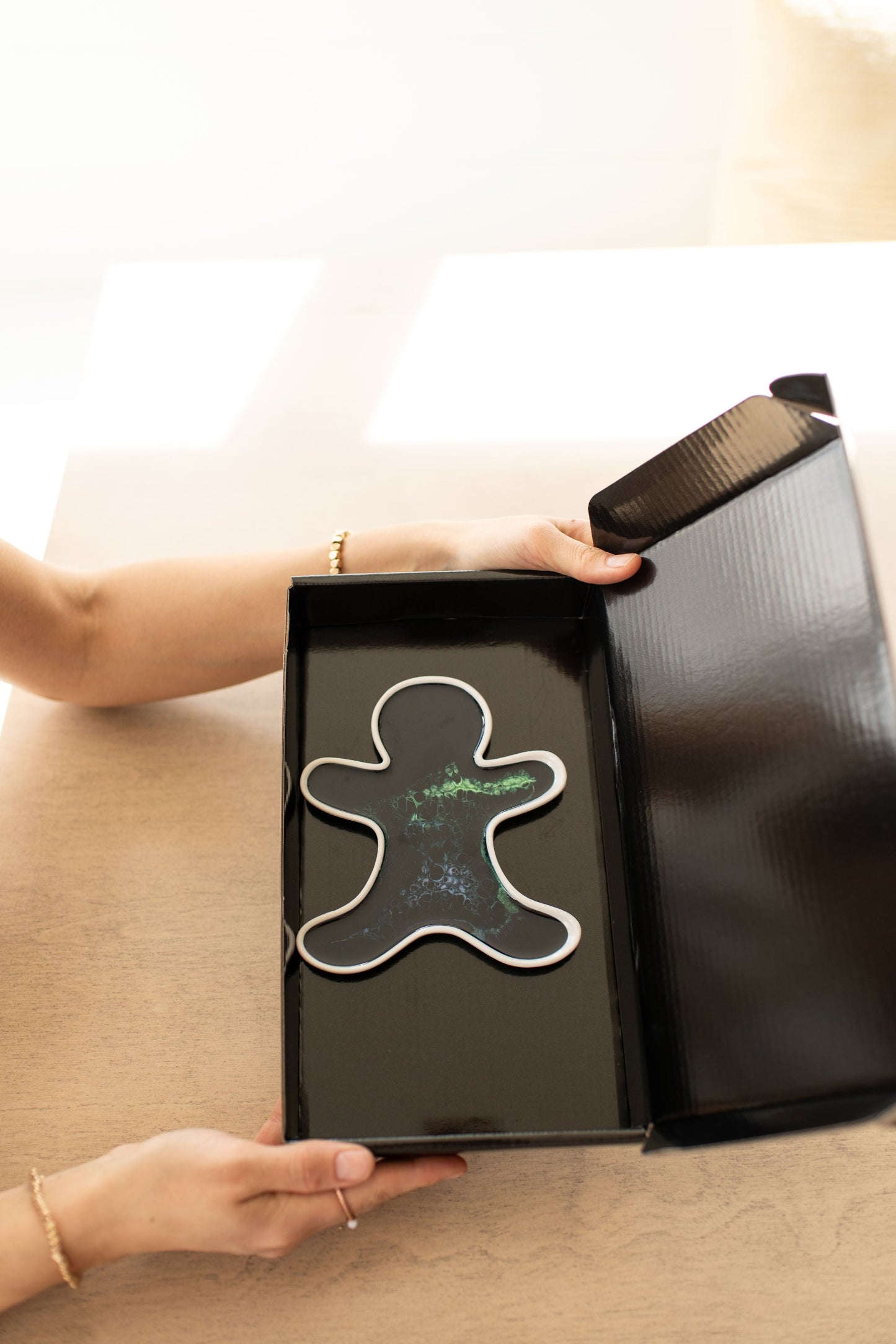 NEW!!! Gingerbread Man Charcuterie Board and Ceramic Tray