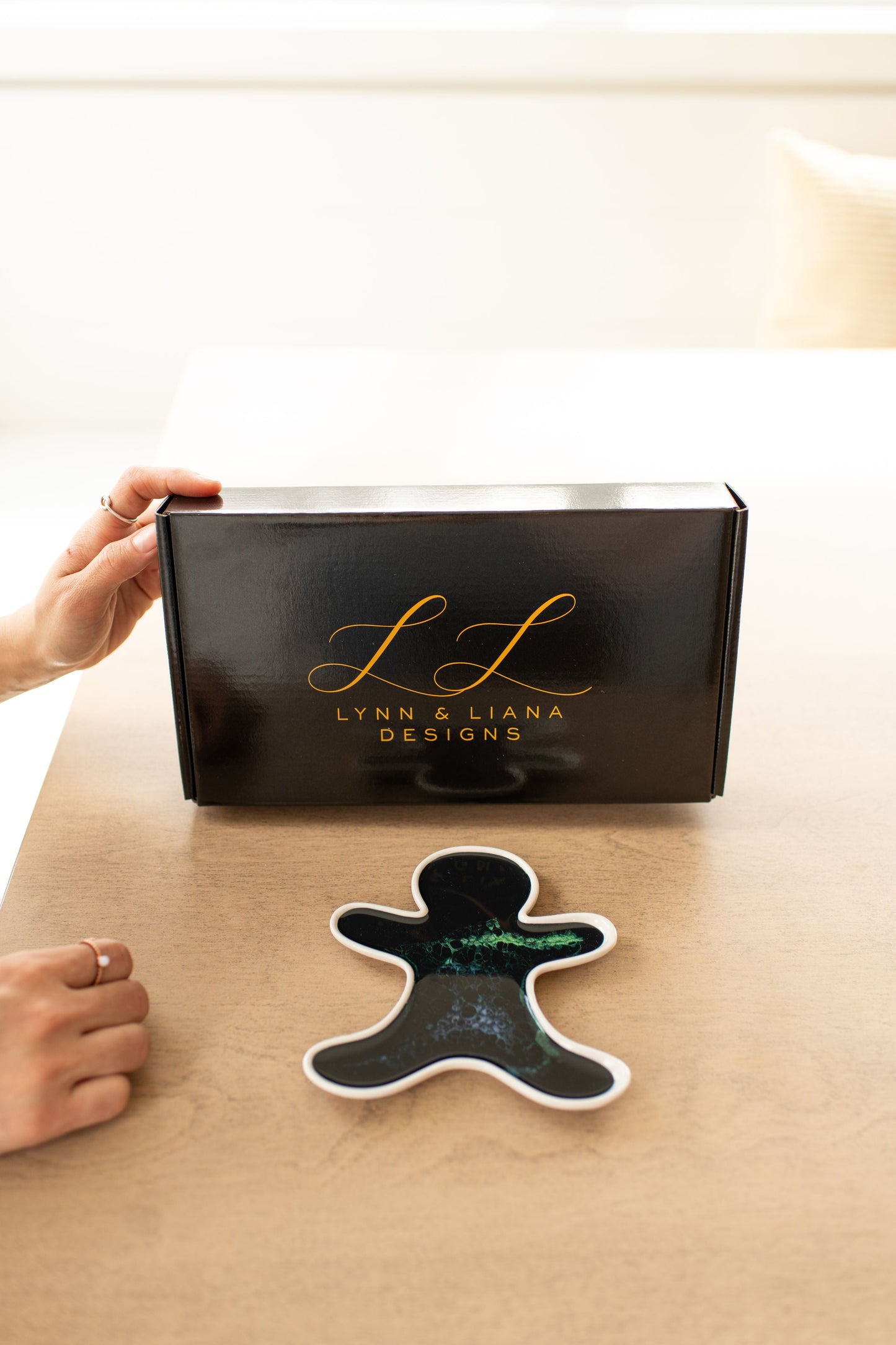 NEW!!! Gingerbread Man Charcuterie Board and Ceramic Tray