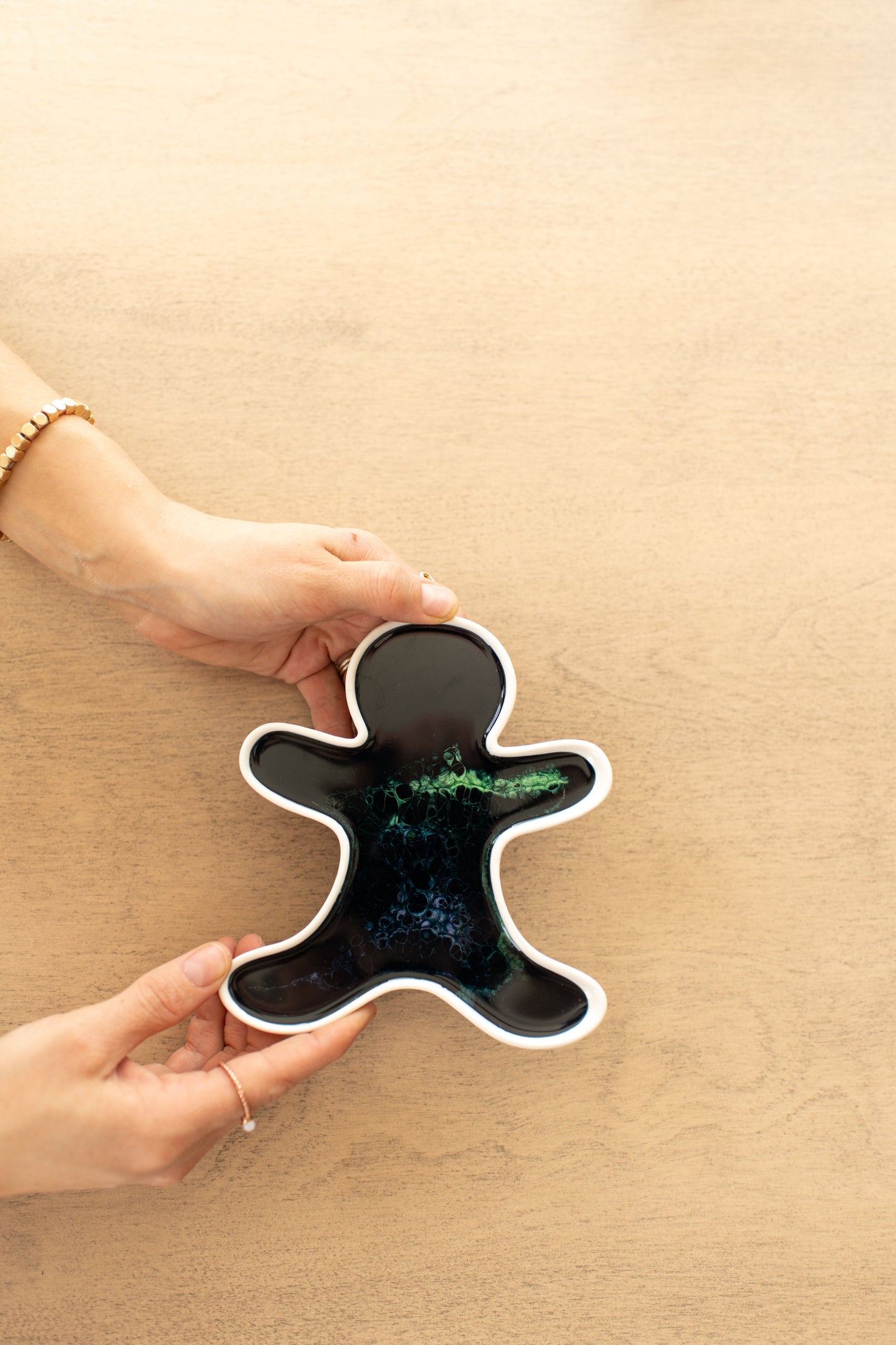 NEW!!! Gingerbread Man Charcuterie Board and Ceramic Tray