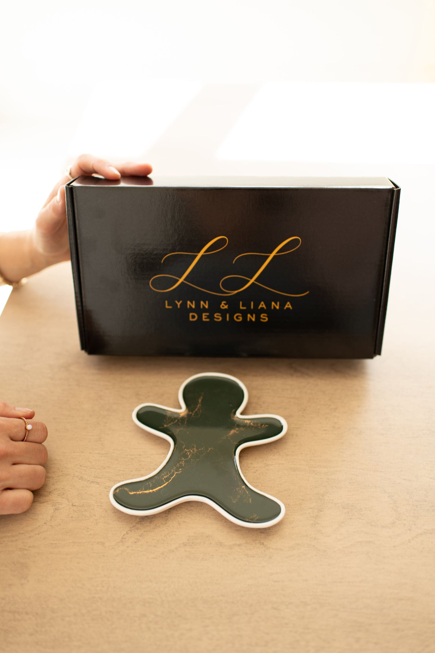 NEW!!! Gingerbread Man Charcuterie Board and Ceramic Tray