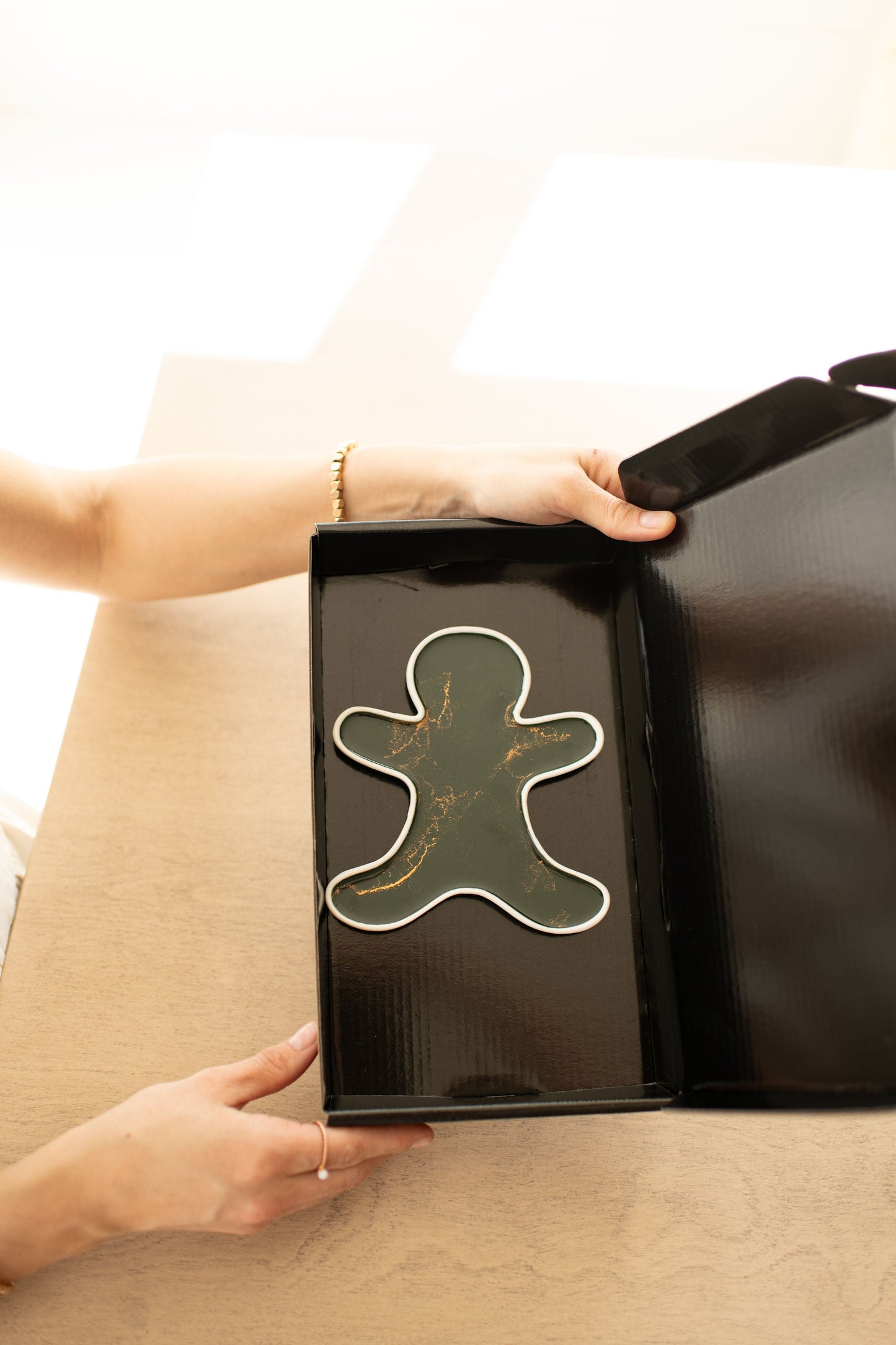 NEW!!! Gingerbread Man Charcuterie Board and Ceramic Tray
