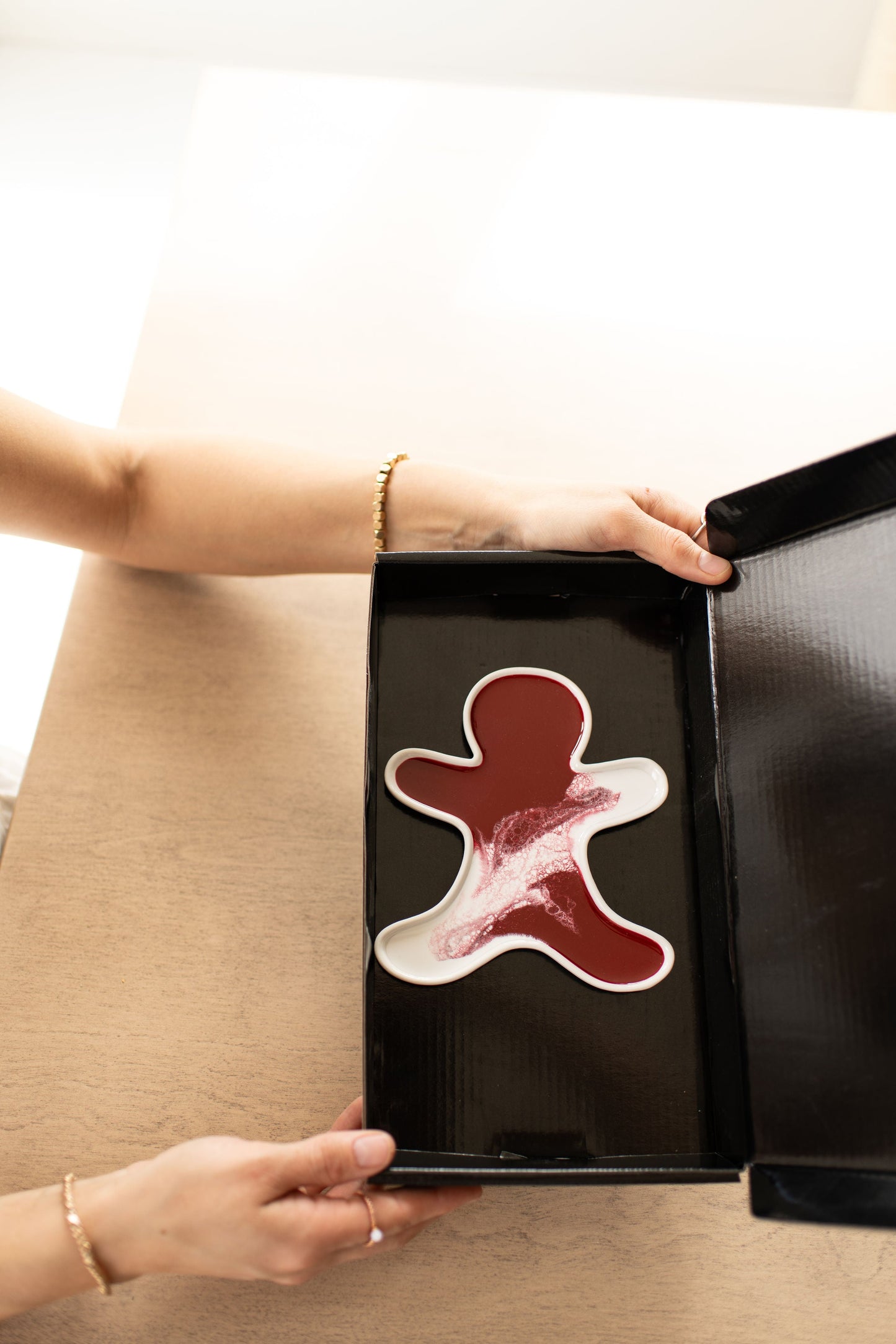 NEW!!! Gingerbread Man Charcuterie Board and Ceramic Tray