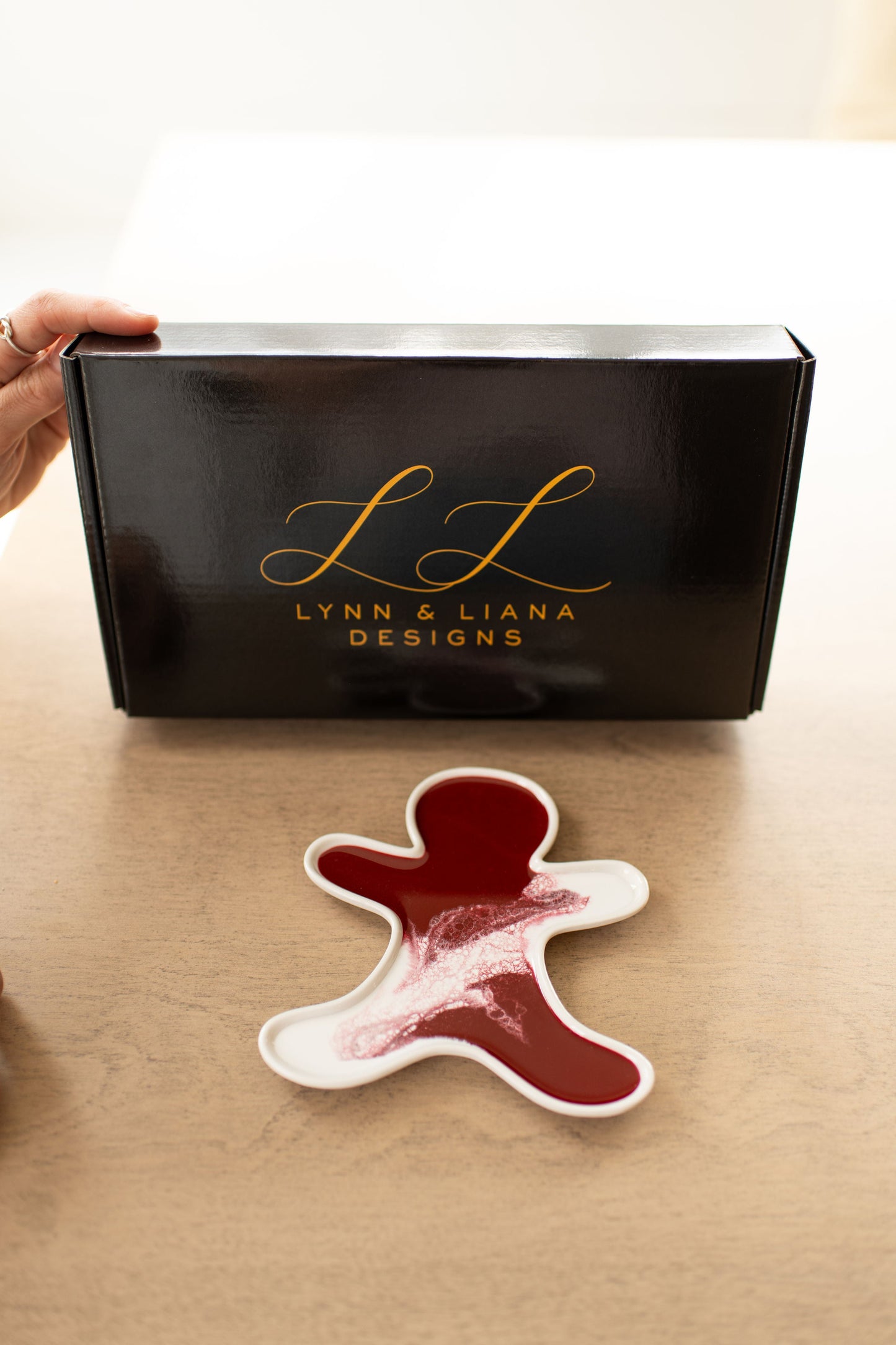 NEW!!! Gingerbread Man Charcuterie Board and Ceramic Tray