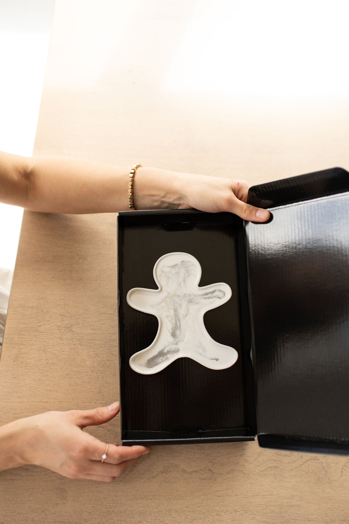 NEW!!! Gingerbread Man Charcuterie Board and Ceramic Tray