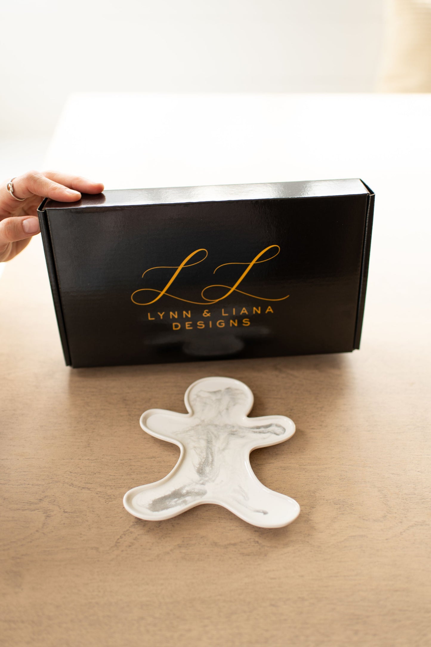 NEW!!! Gingerbread Man Charcuterie Board and Ceramic Tray