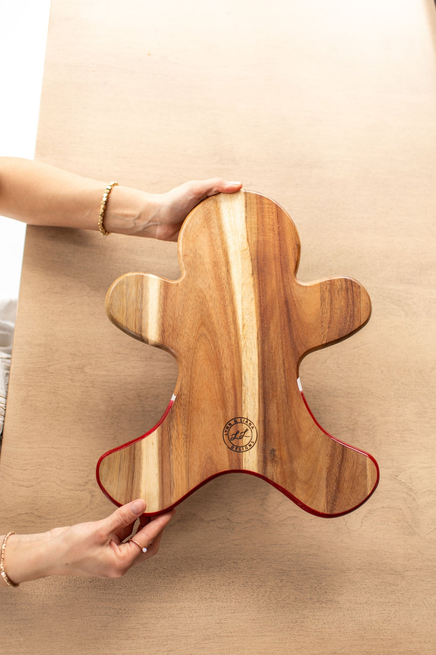 NEW!!! Gingerbread Man Charcuterie Board and Ceramic Tray