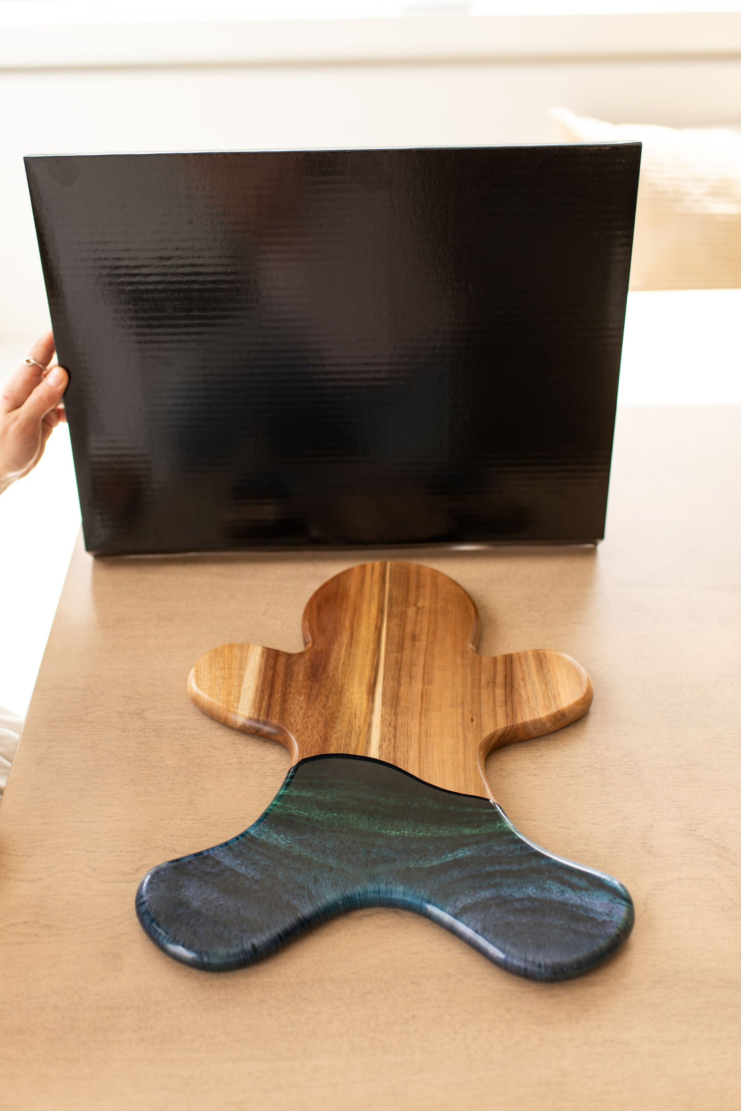 NEW!!! Gingerbread Man Charcuterie Board and Ceramic Tray