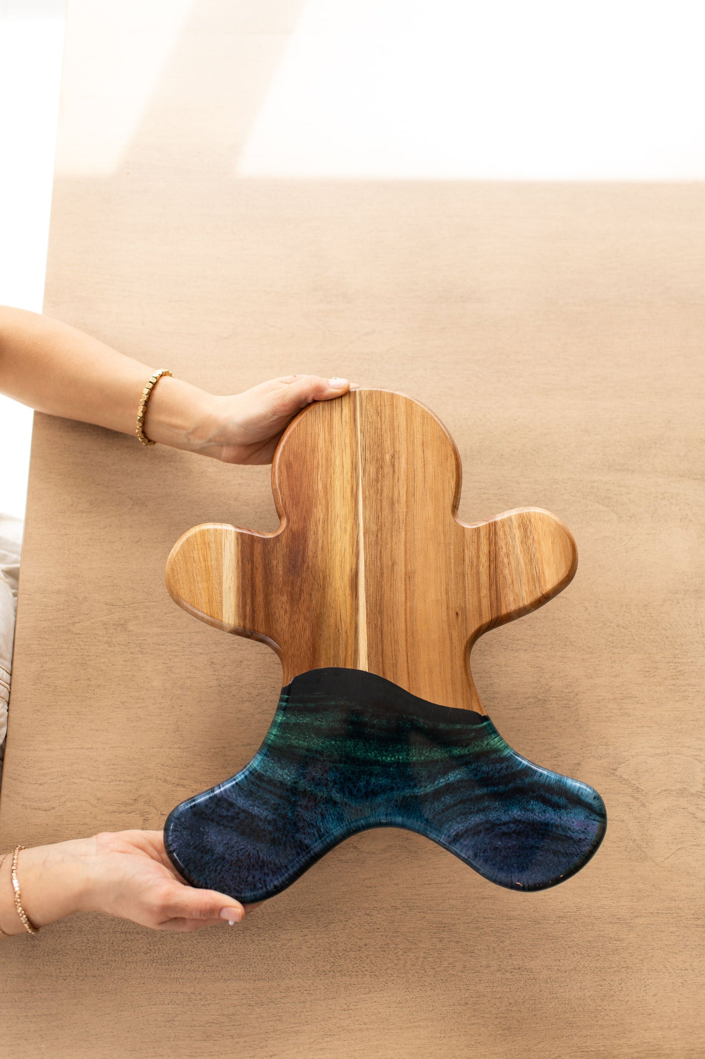 NEW!!! Gingerbread Man Charcuterie Board and Ceramic Tray
