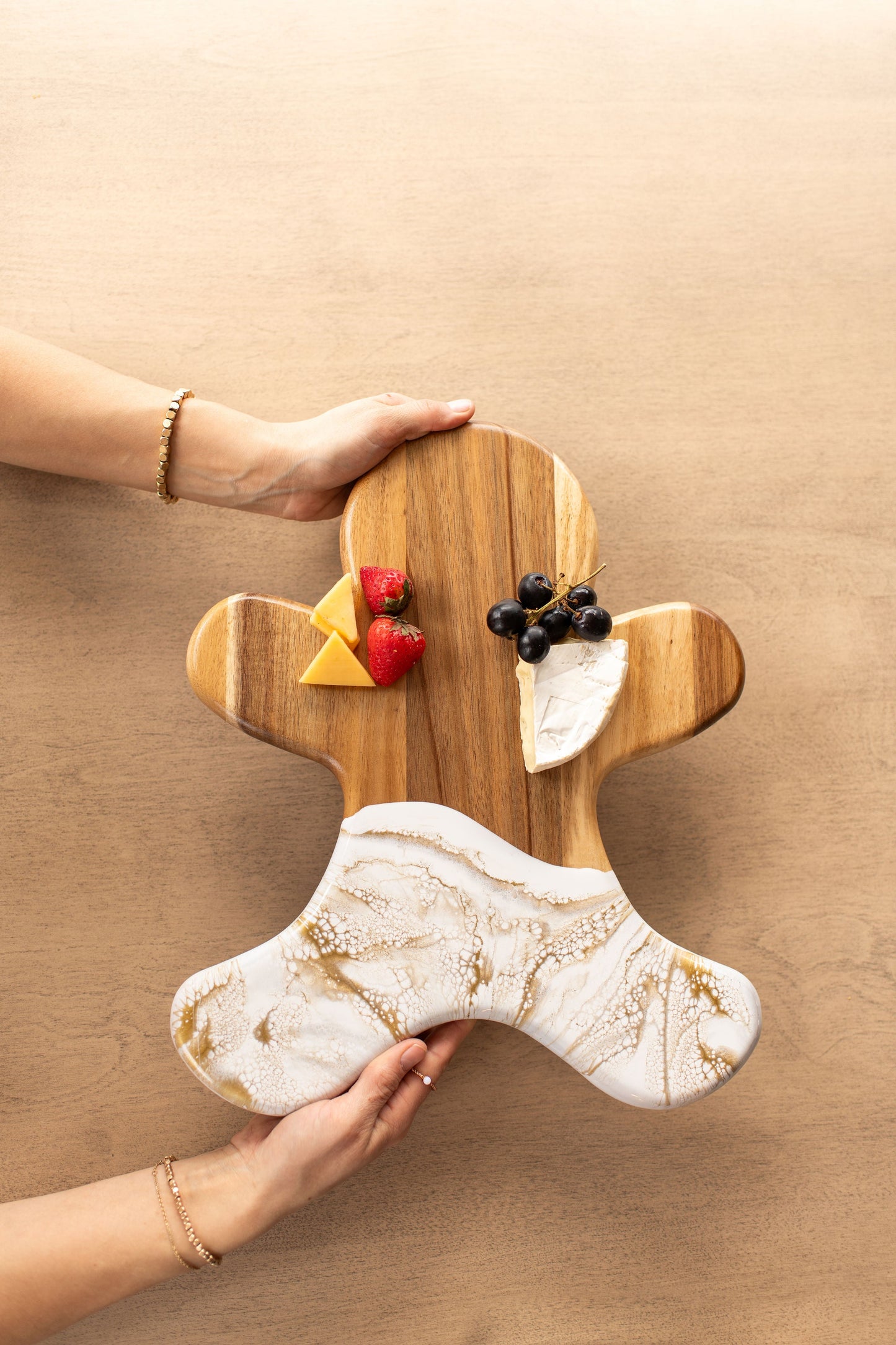 NEW!!! Gingerbread Man Charcuterie Board and Ceramic Tray