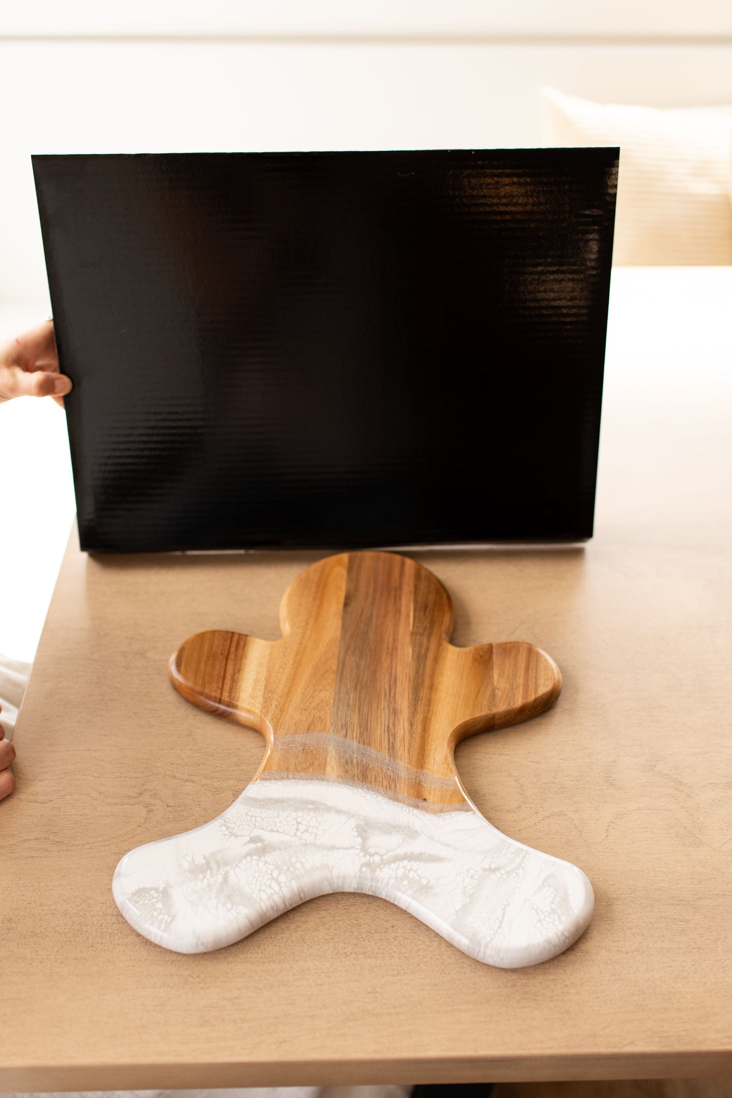 NEW!!! Gingerbread Man Charcuterie Board and Ceramic Tray