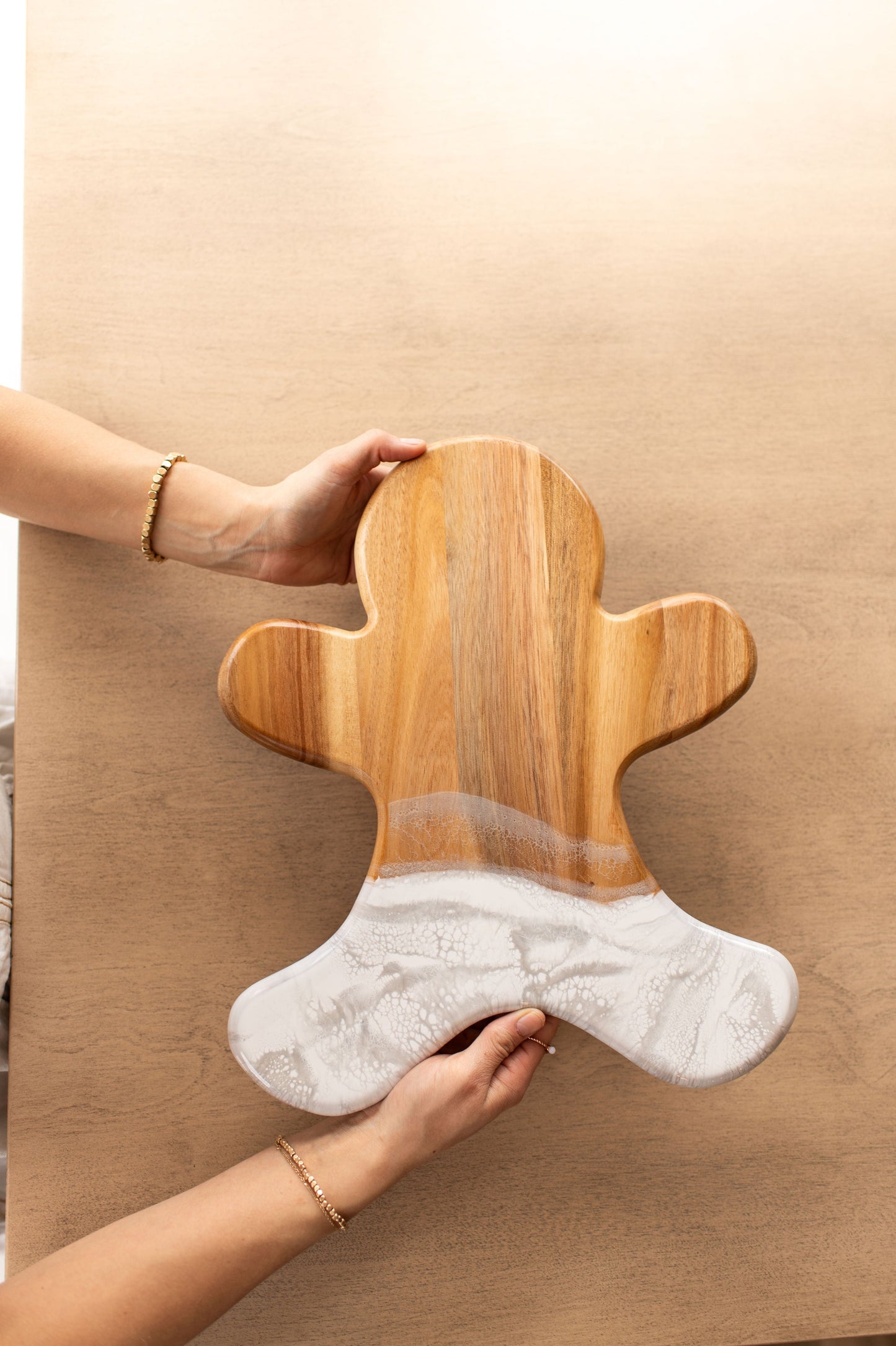 NEW!!! Gingerbread Man Charcuterie Board and Ceramic Tray