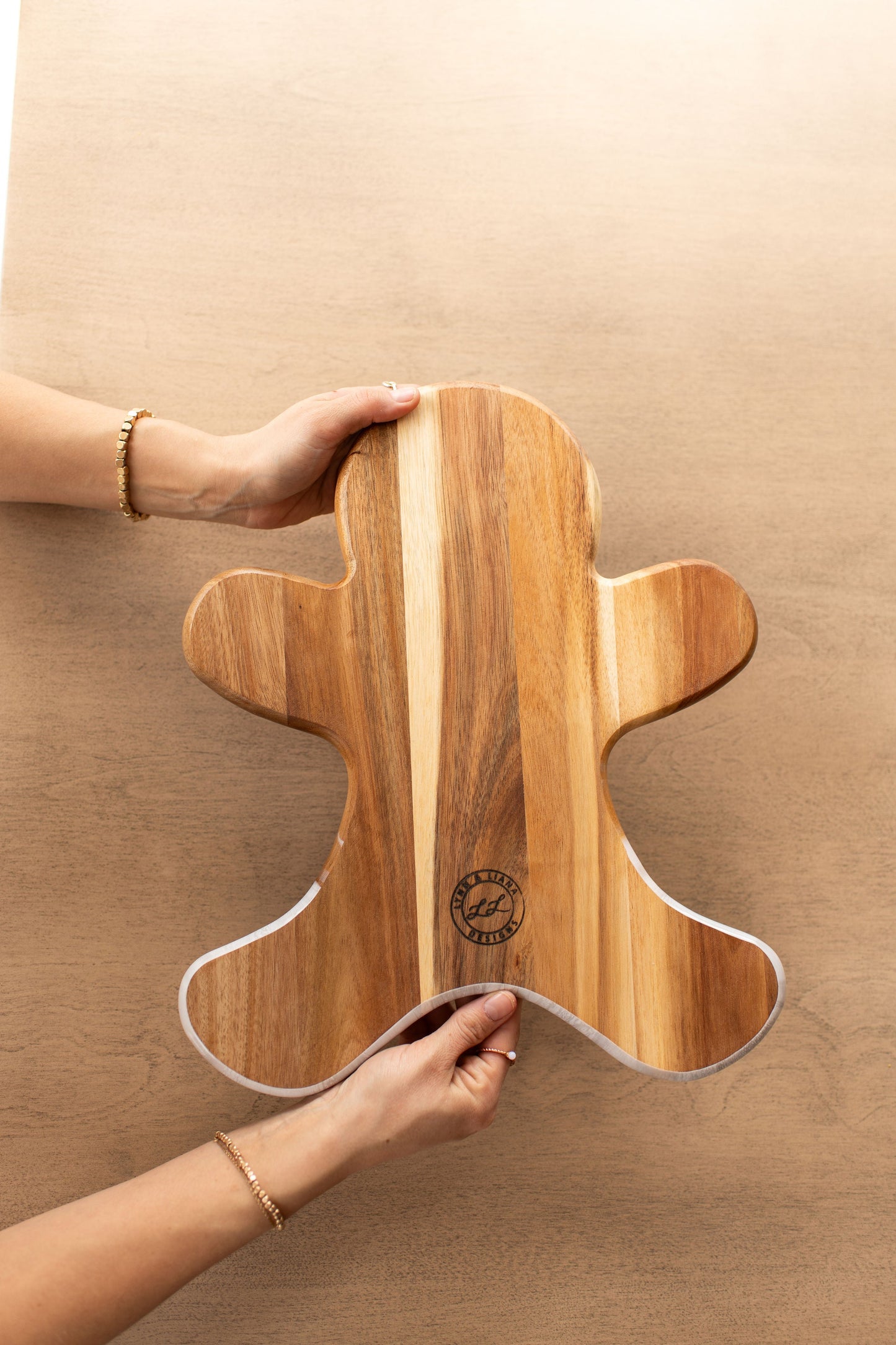 NEW!!! Gingerbread Man Charcuterie Board and Ceramic Tray