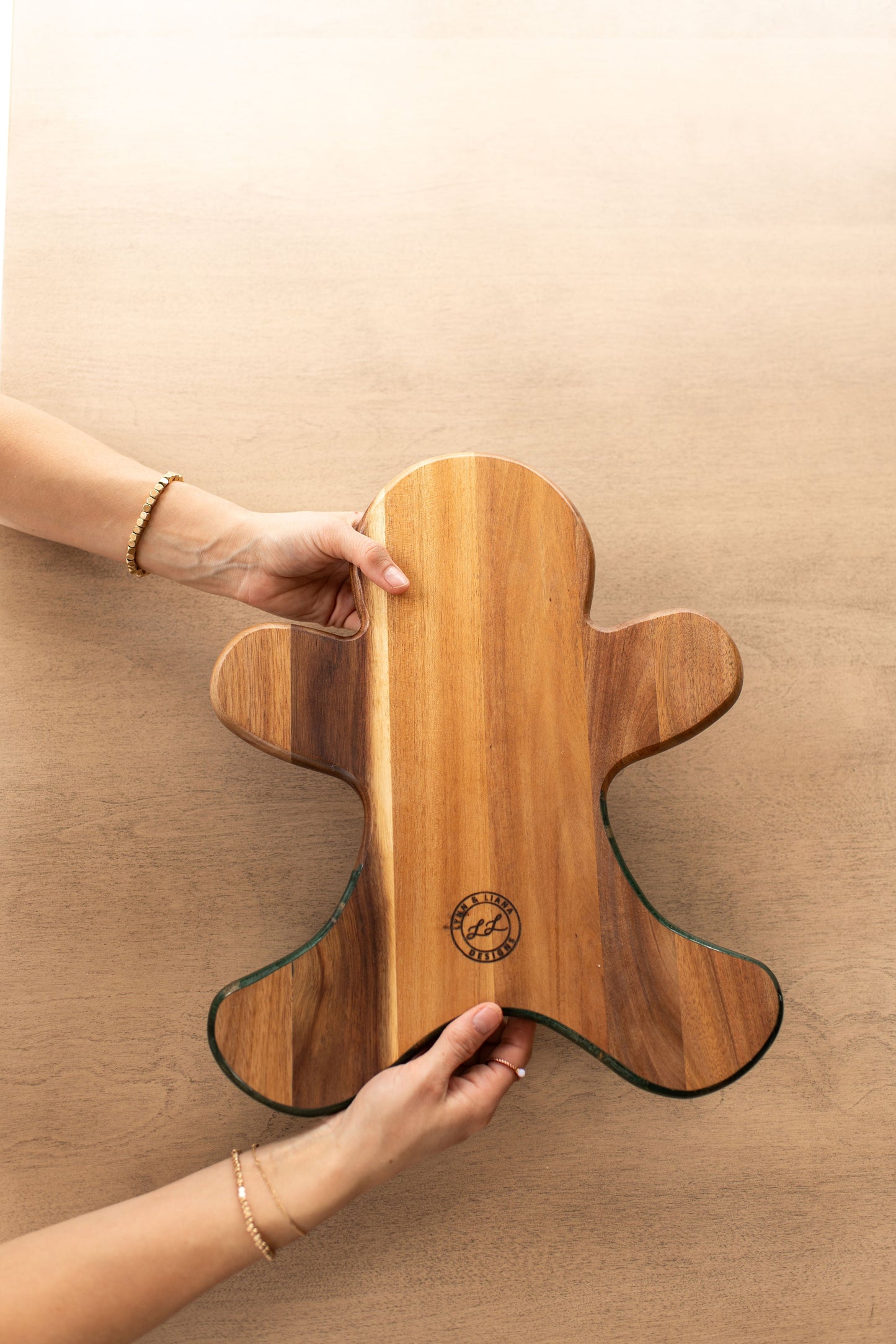 NEW!!! Gingerbread Man Charcuterie Board and Ceramic Tray