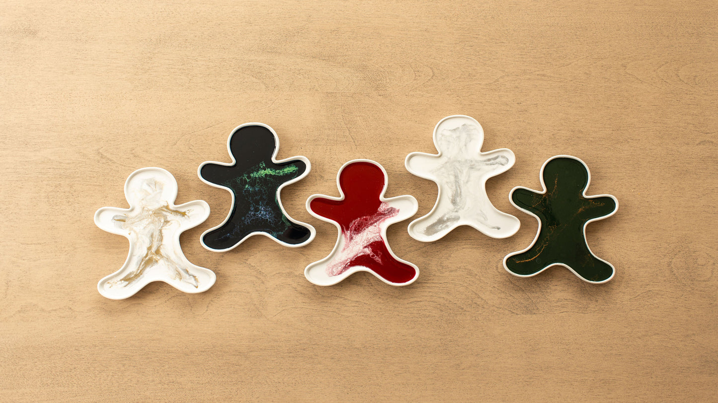 NEW!!! Gingerbread Man Charcuterie Board and Ceramic Tray