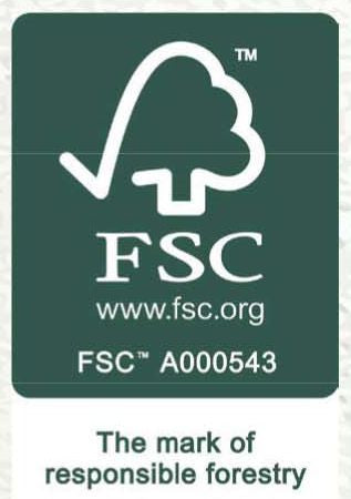 FSC The Mark of Responsible Forestry Badge