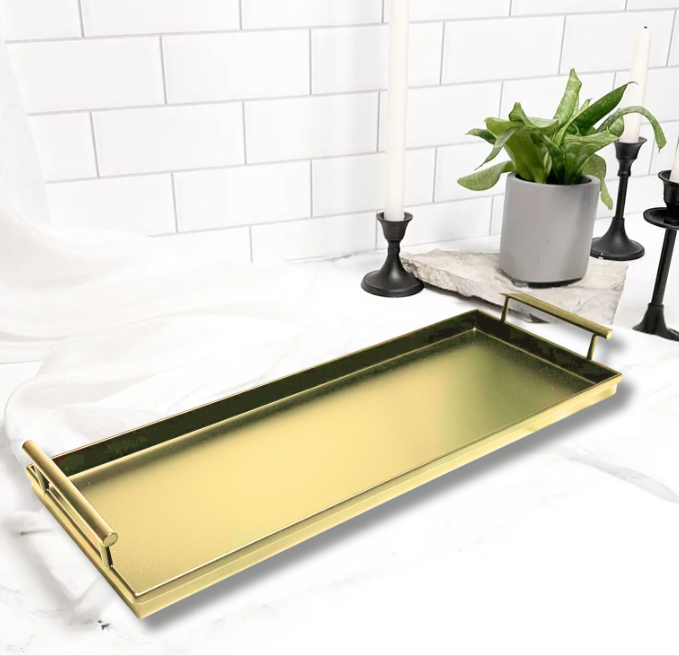 NEW! Metal Rectangle Tray