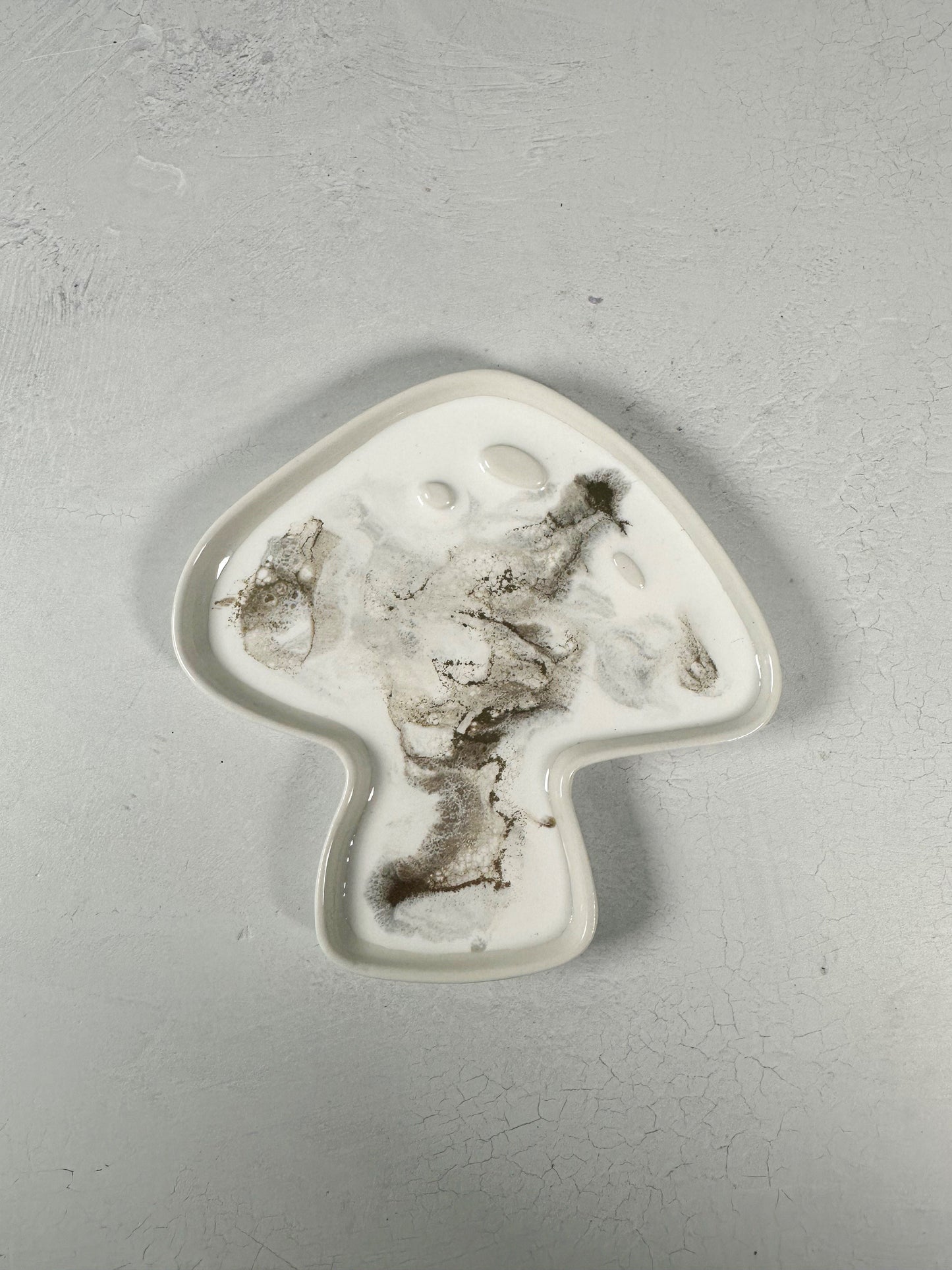 NEW!!! Mushroom Shaped Acacia Cheese Board and Ceramic Tray