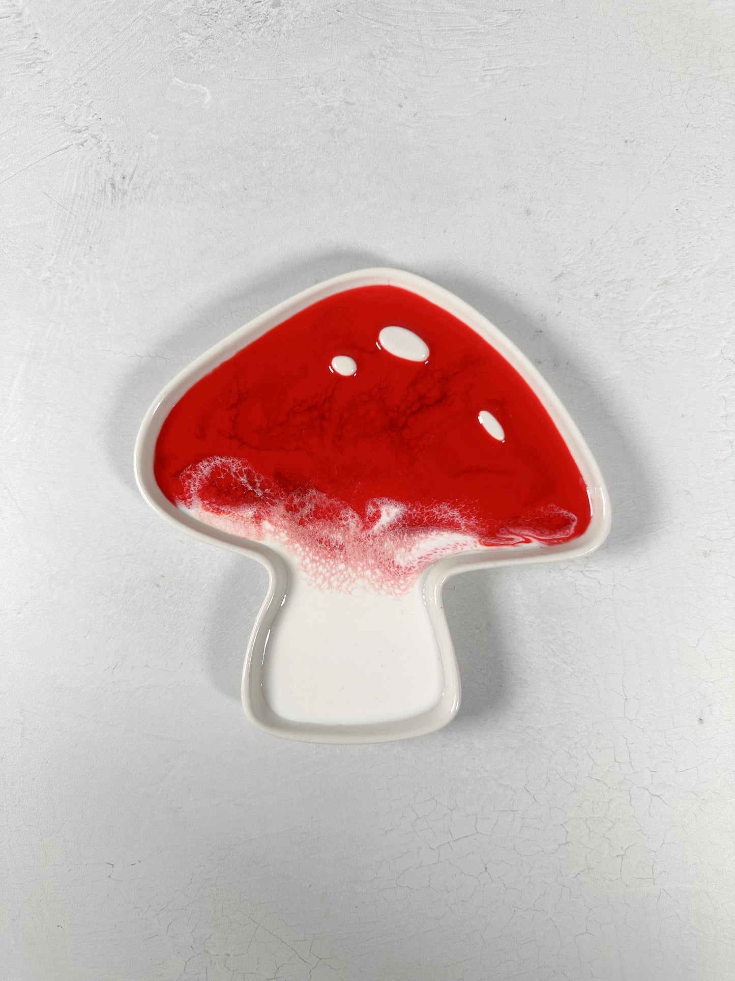 NEW!!! Mushroom Shaped Acacia Cheese Board and Ceramic Tray