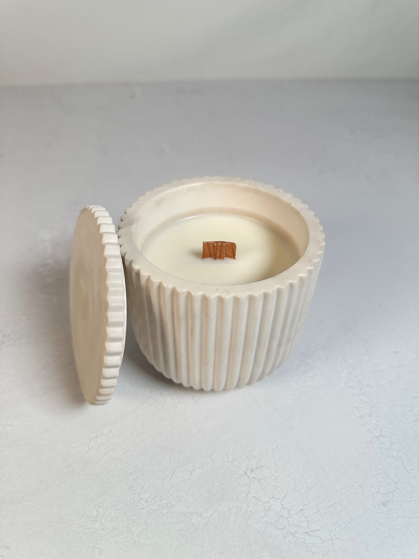NEW!!! Fluted Large Candle