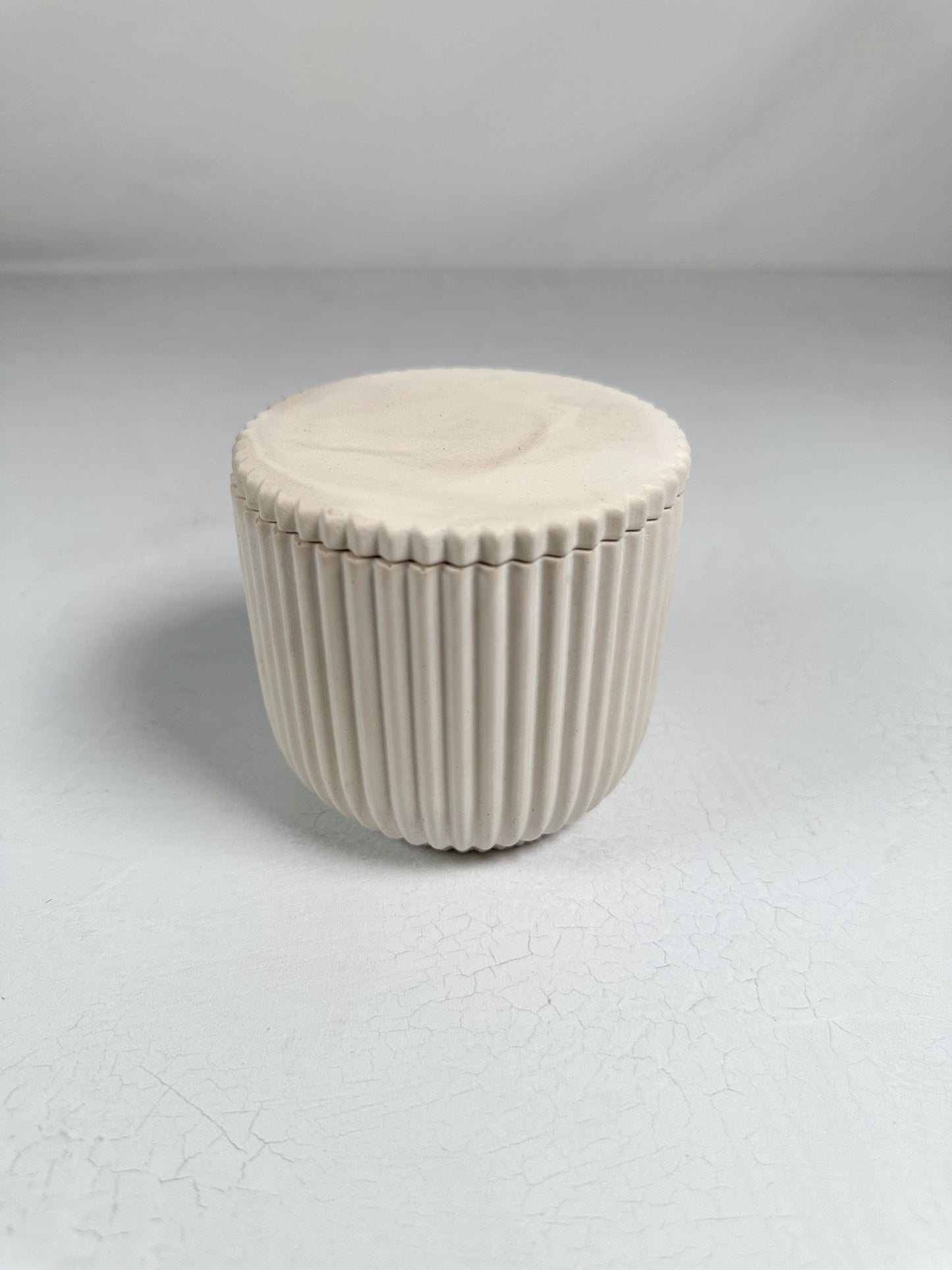 NEW!!! Fluted Jar with Lid