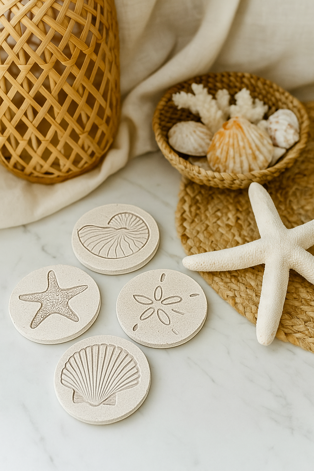 Lynn & Liana Designs Shoreline Coasters