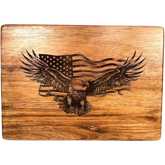 4th of July Engraved Cheese Board