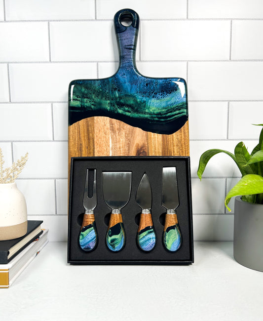 northern lights serving food set