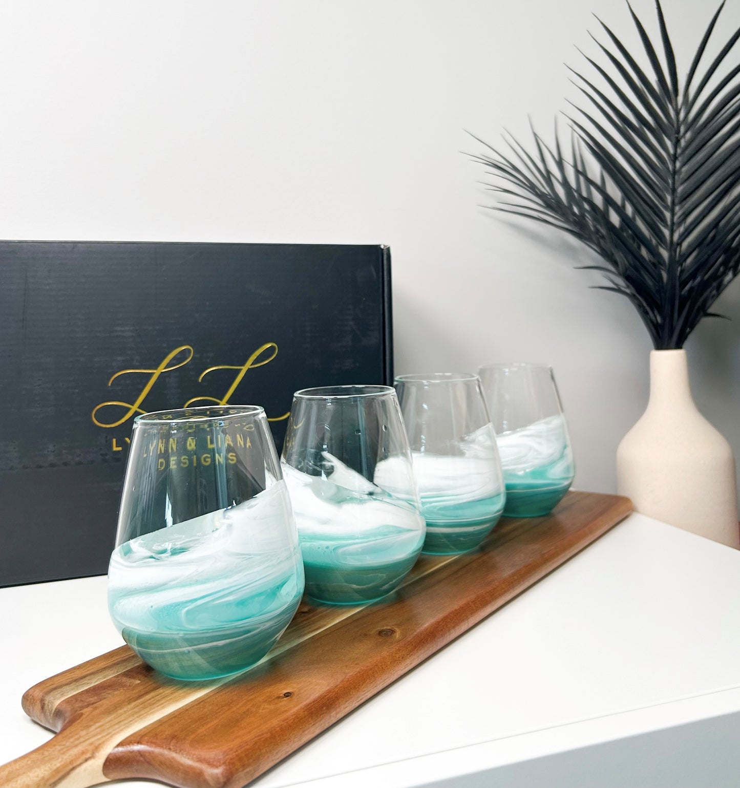 NEW! Resin Coated Entertaining Glasses (Set of 4)