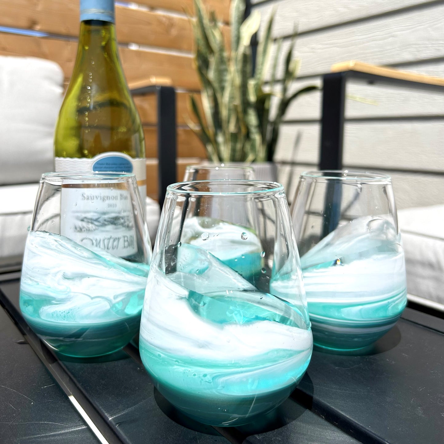 NEW! Resin Coated Entertaining Glasses (Set of 4)