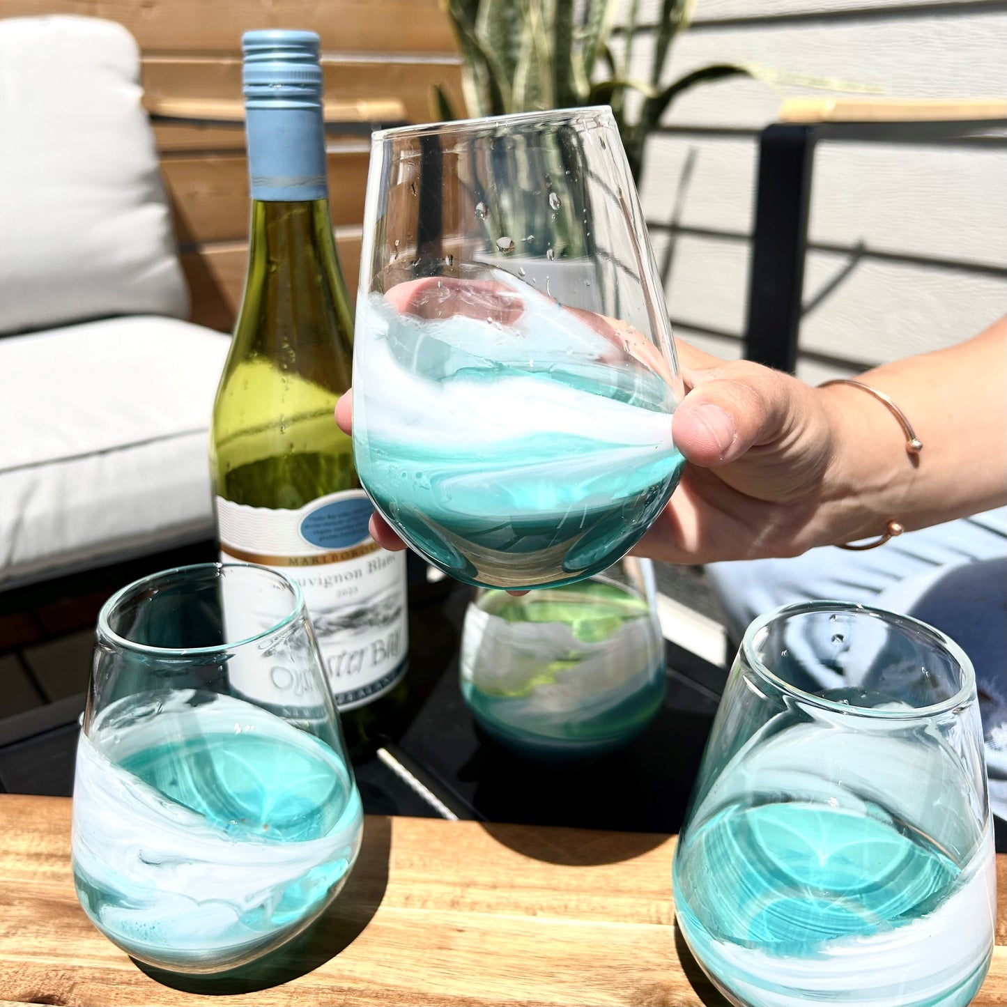 NEW! Resin Coated Entertaining Glasses (Set of 4)