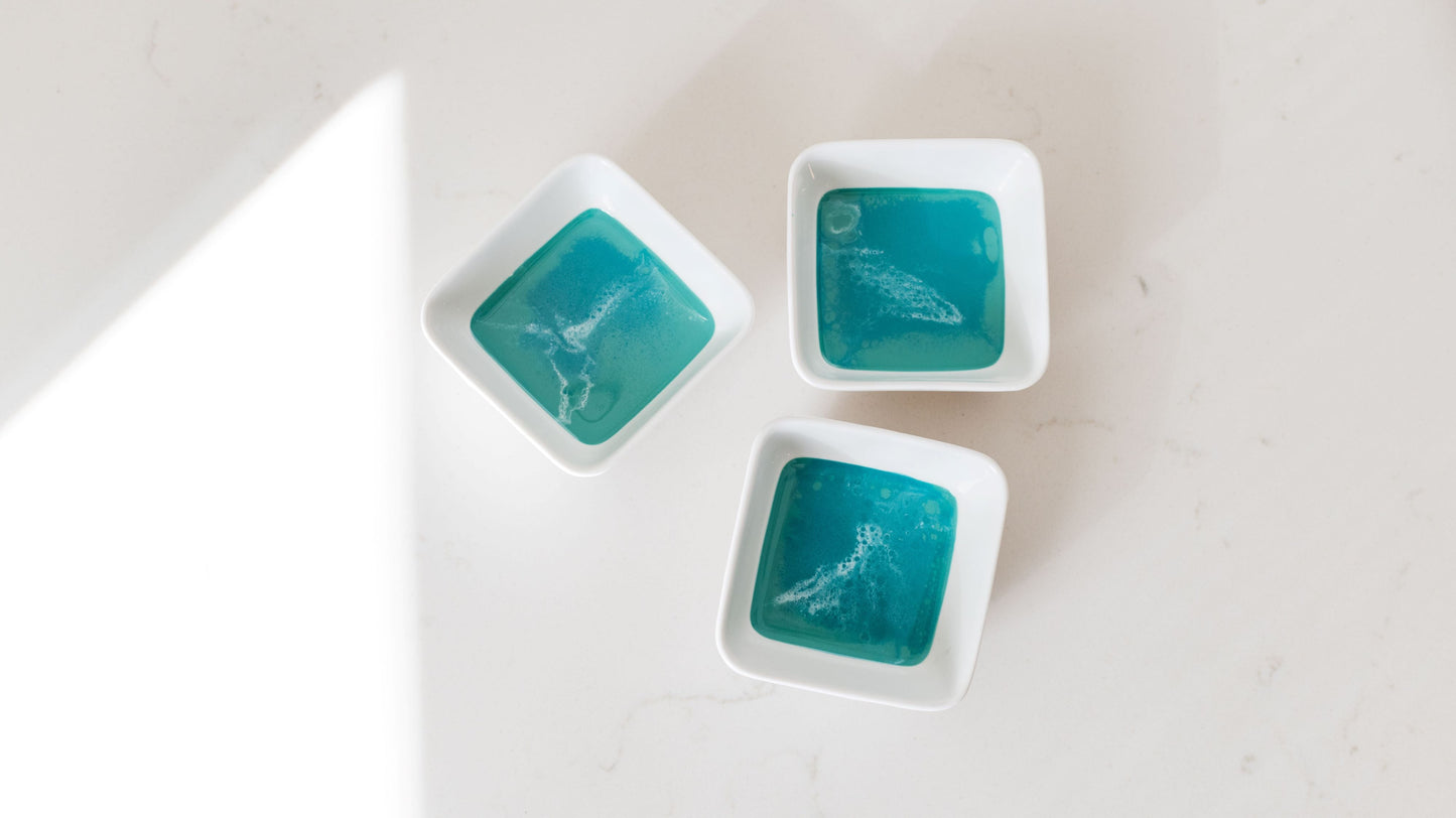 NEW! Resin Accented Ceramic Dipping Bowls (sets of 3)