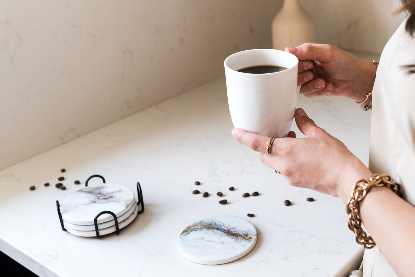 Ceramic Resin Coasters (NEW COLORS AVAILABLE!)