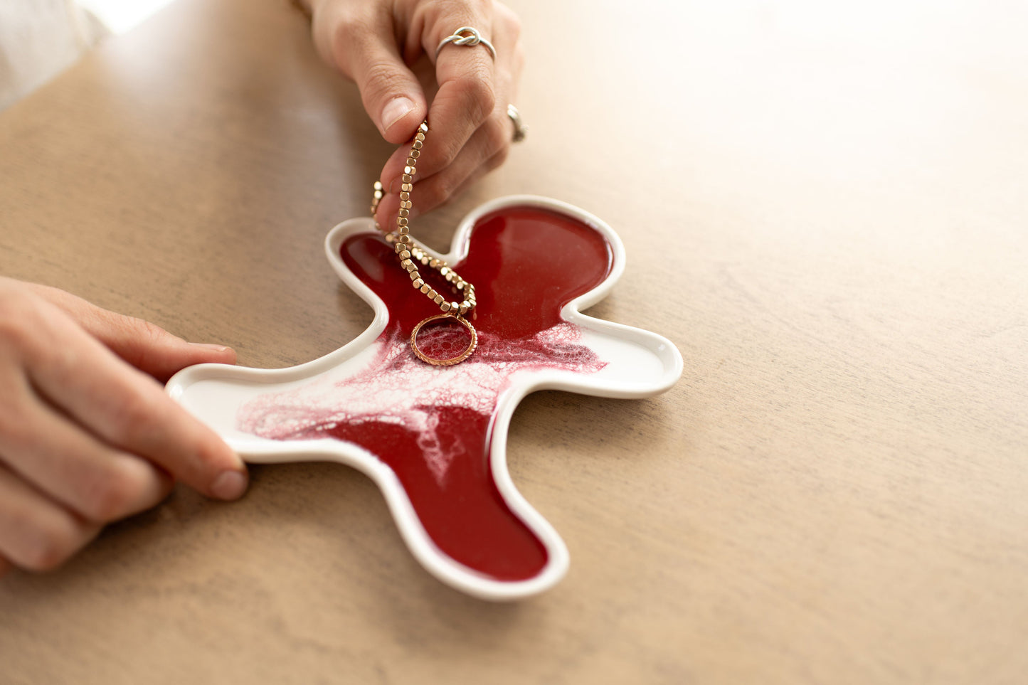 NEW!!! Gingerbread Man Charcuterie Board and Ceramic Tray