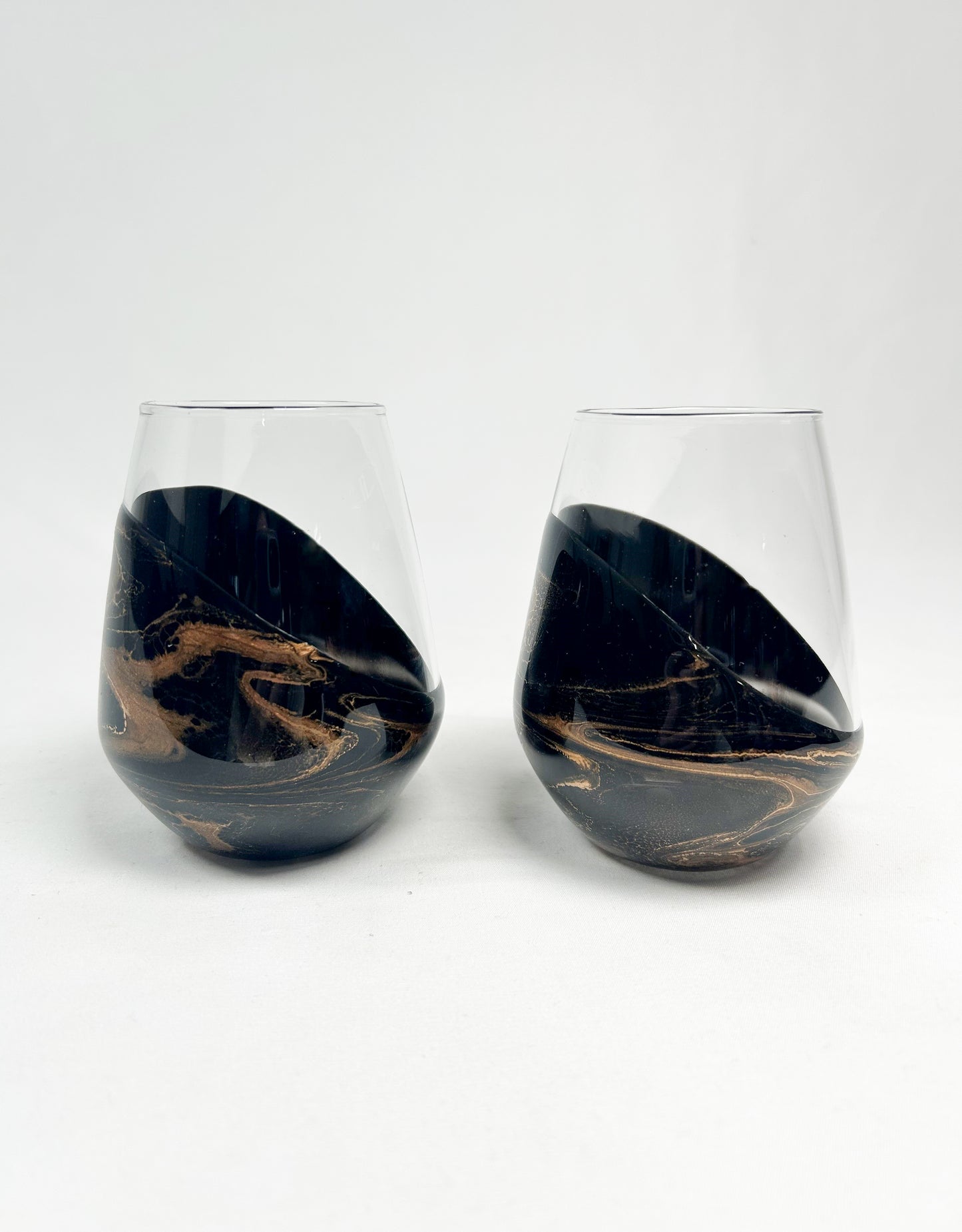 NEW! Resin Coated Entertaining Glasses (Set of 2)