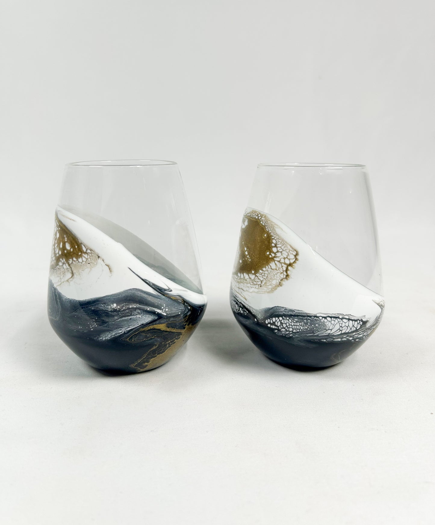 NEW! Resin Coated Entertaining Glasses (Set of 2)