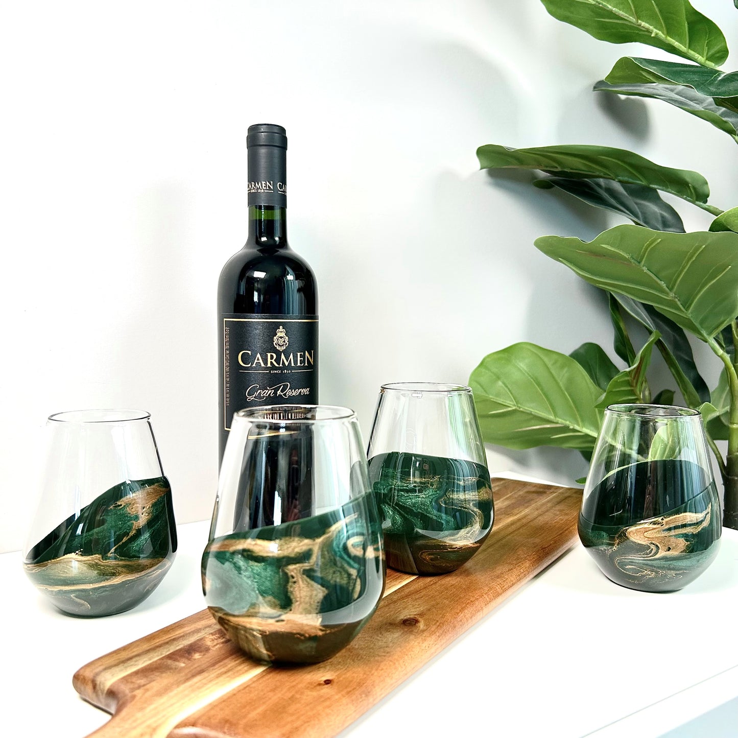 NEW! Resin Coated Entertaining Glasses (Set of 4)