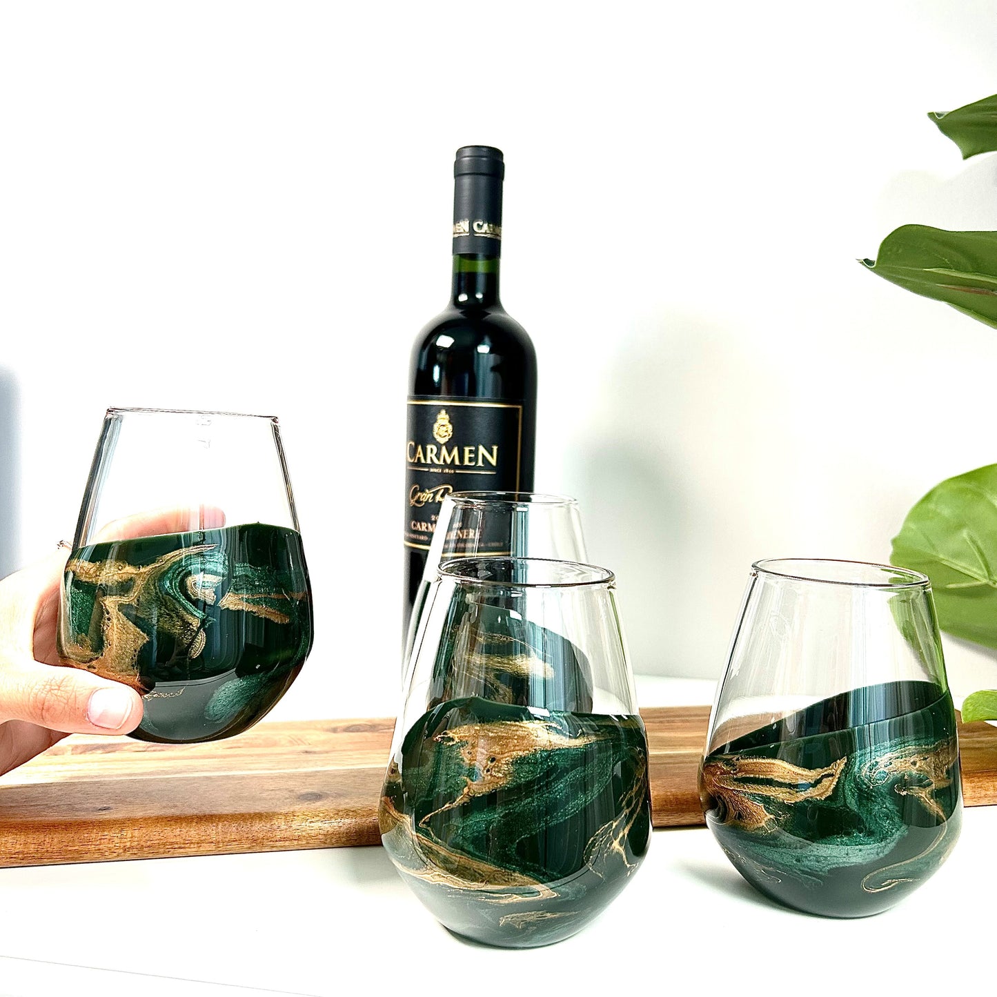 NEW! Resin Coated Entertaining Glasses (Set of 4)